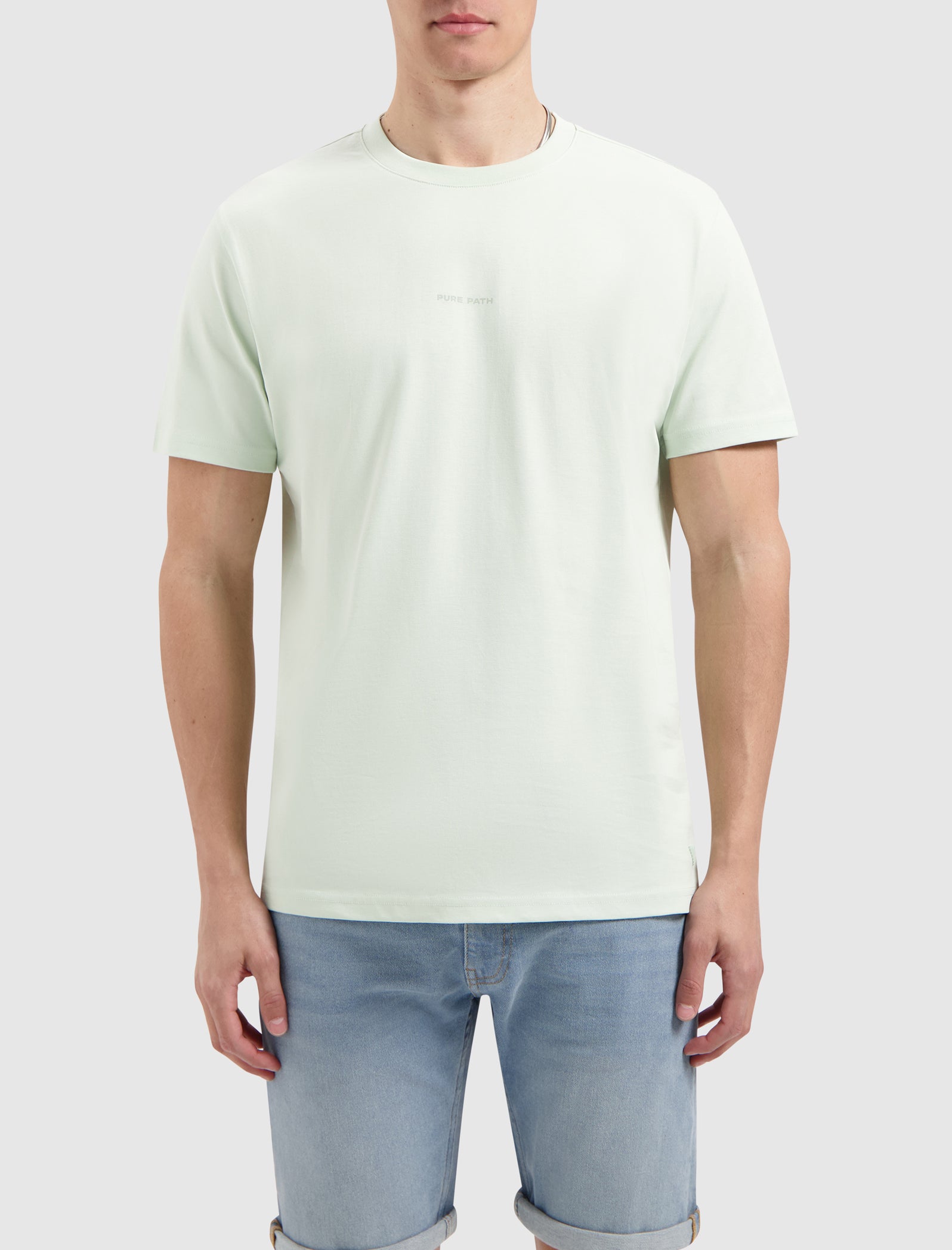 Tonal Triangle T-shirt | Light Green