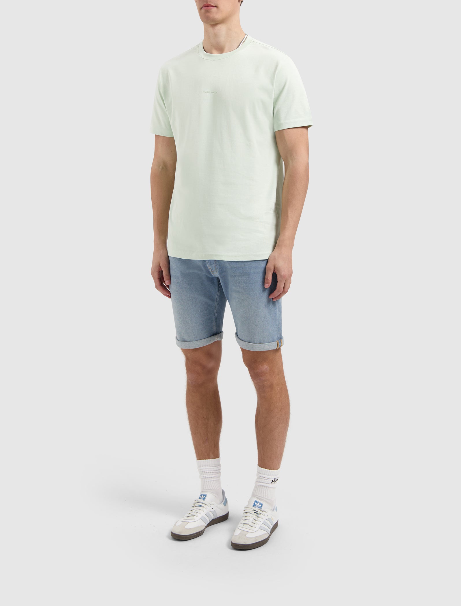Tonal Triangle T-shirt | Light Green