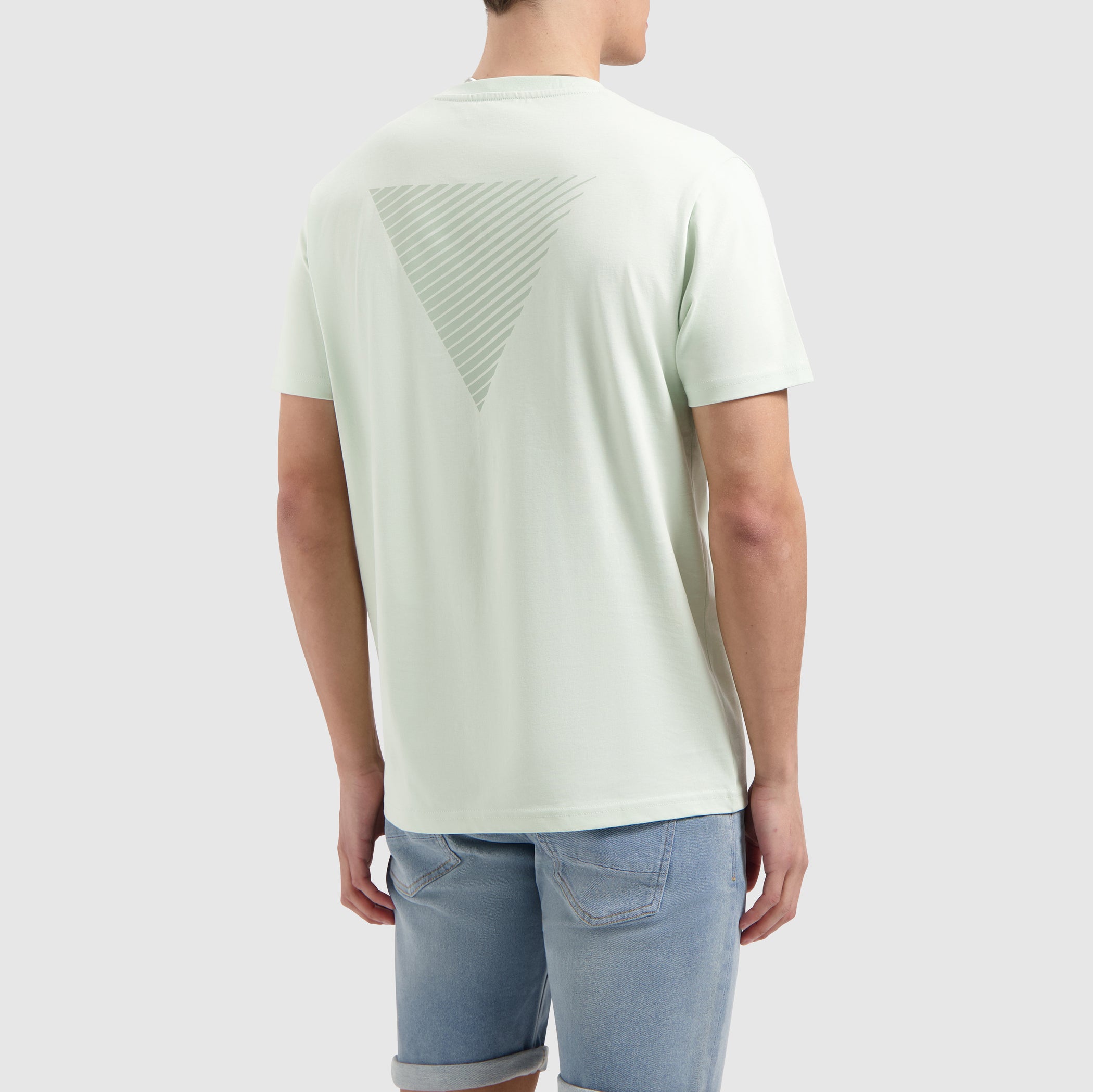 Tonal Triangle T-shirt | Light Green
