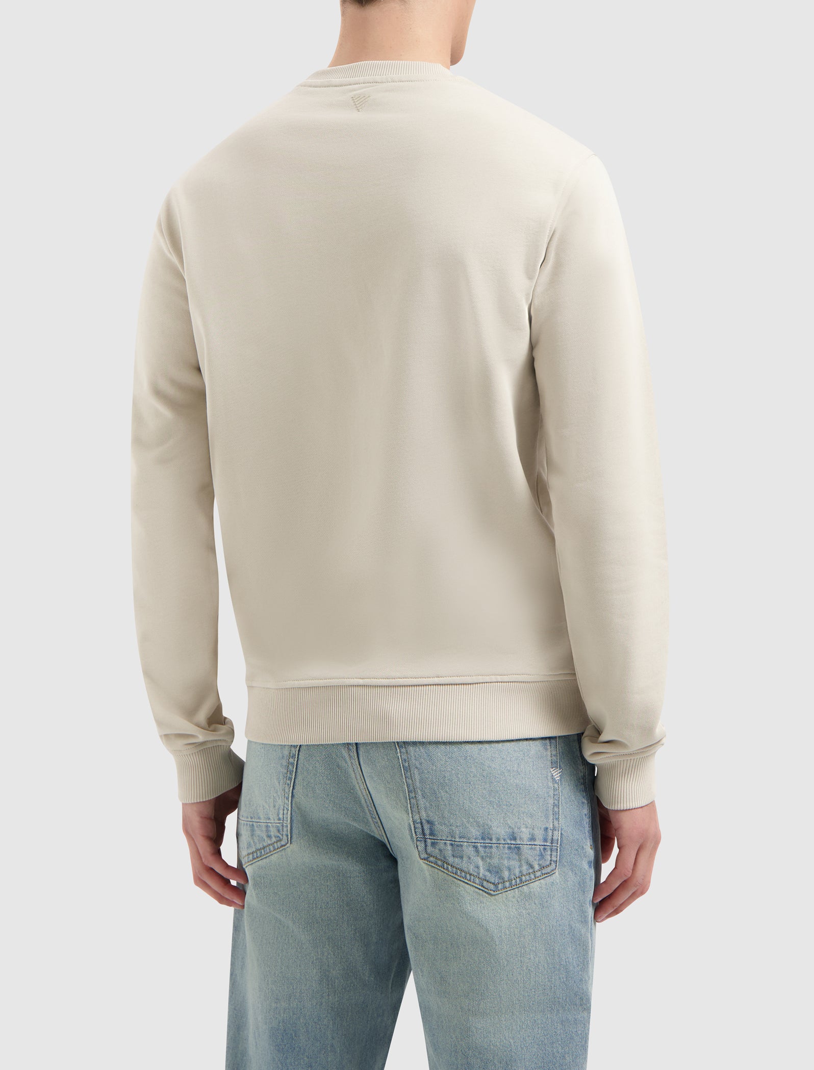 Stacked Logo Sweater | Sand