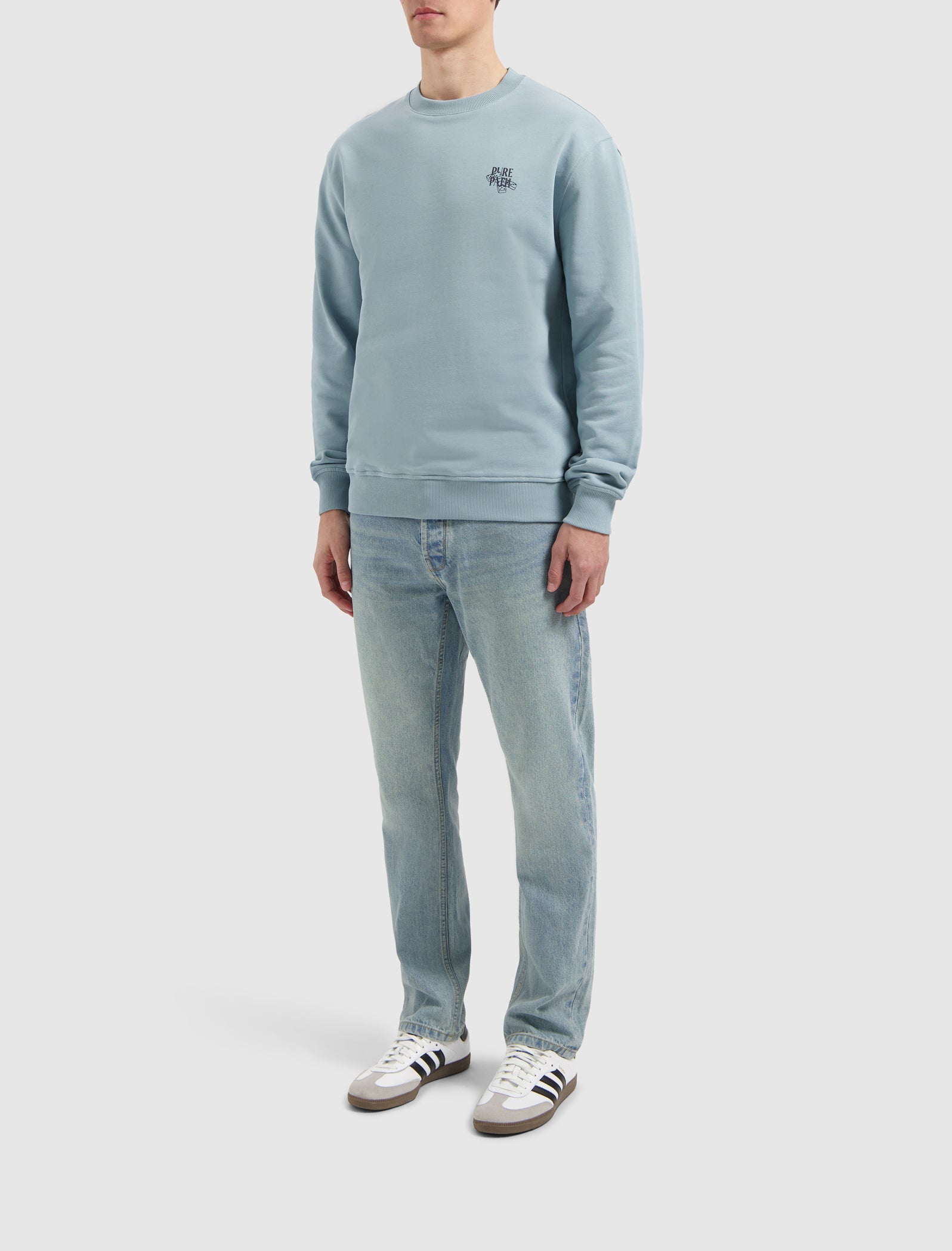 Club Domino Sweater | Blue Grey