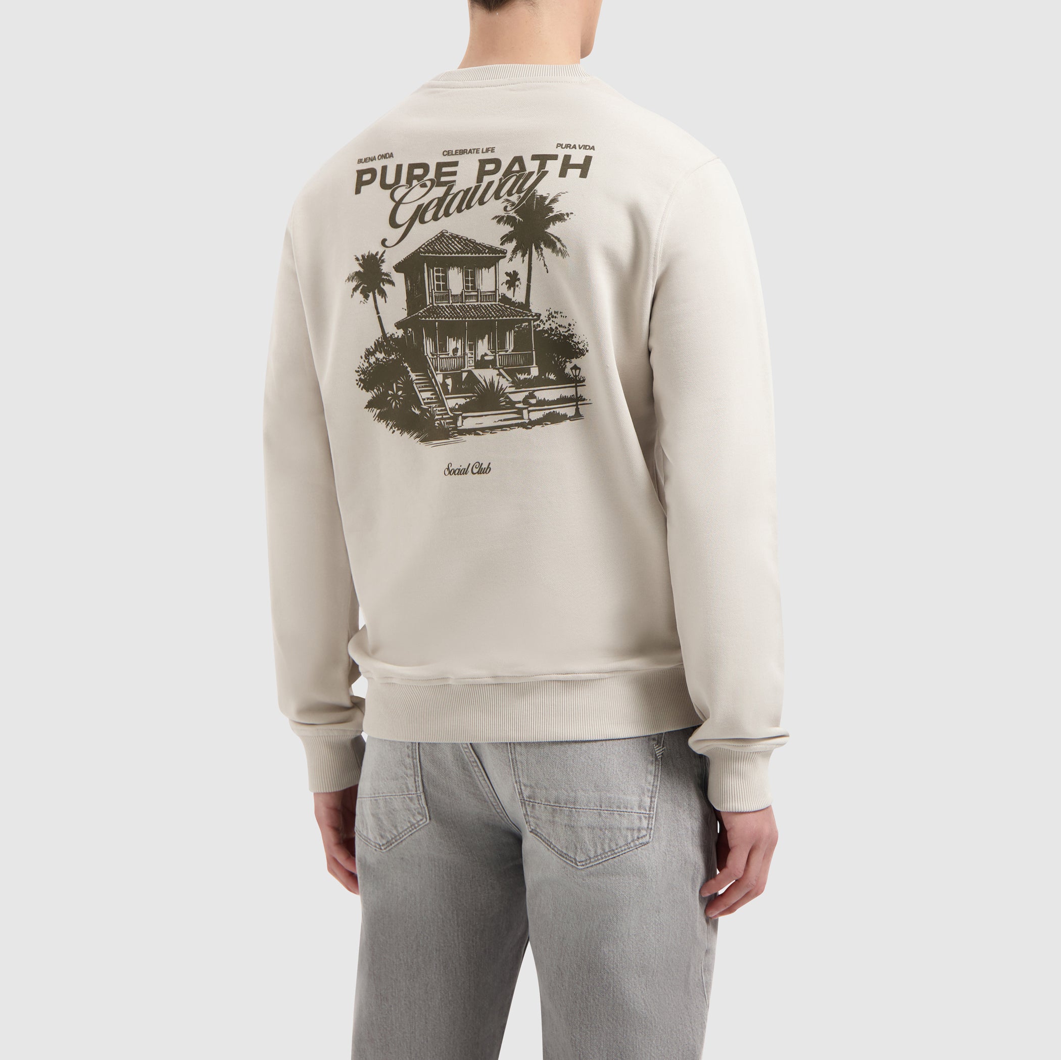 Tropical Escape Sweater | Sand