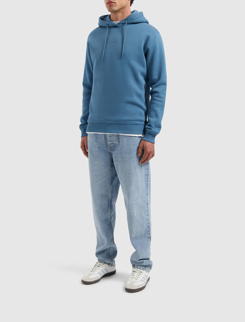 Tonal Triangle Hoodie | Mid Blue