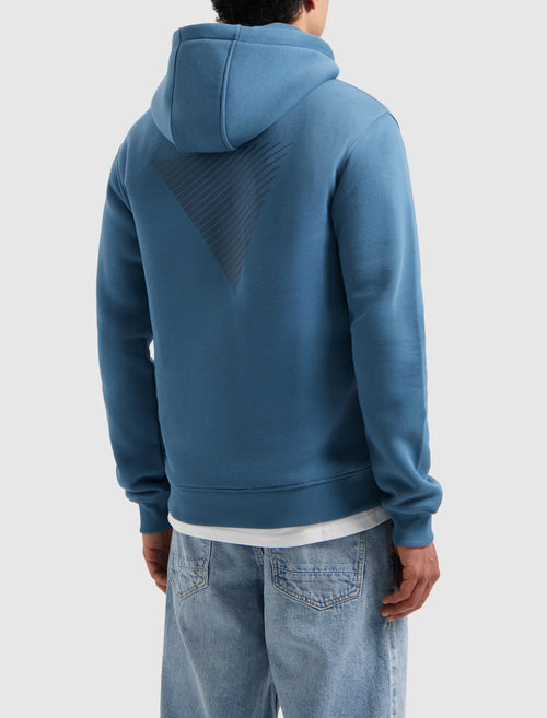 Tonal Triangle Hoodie | Mid Blue