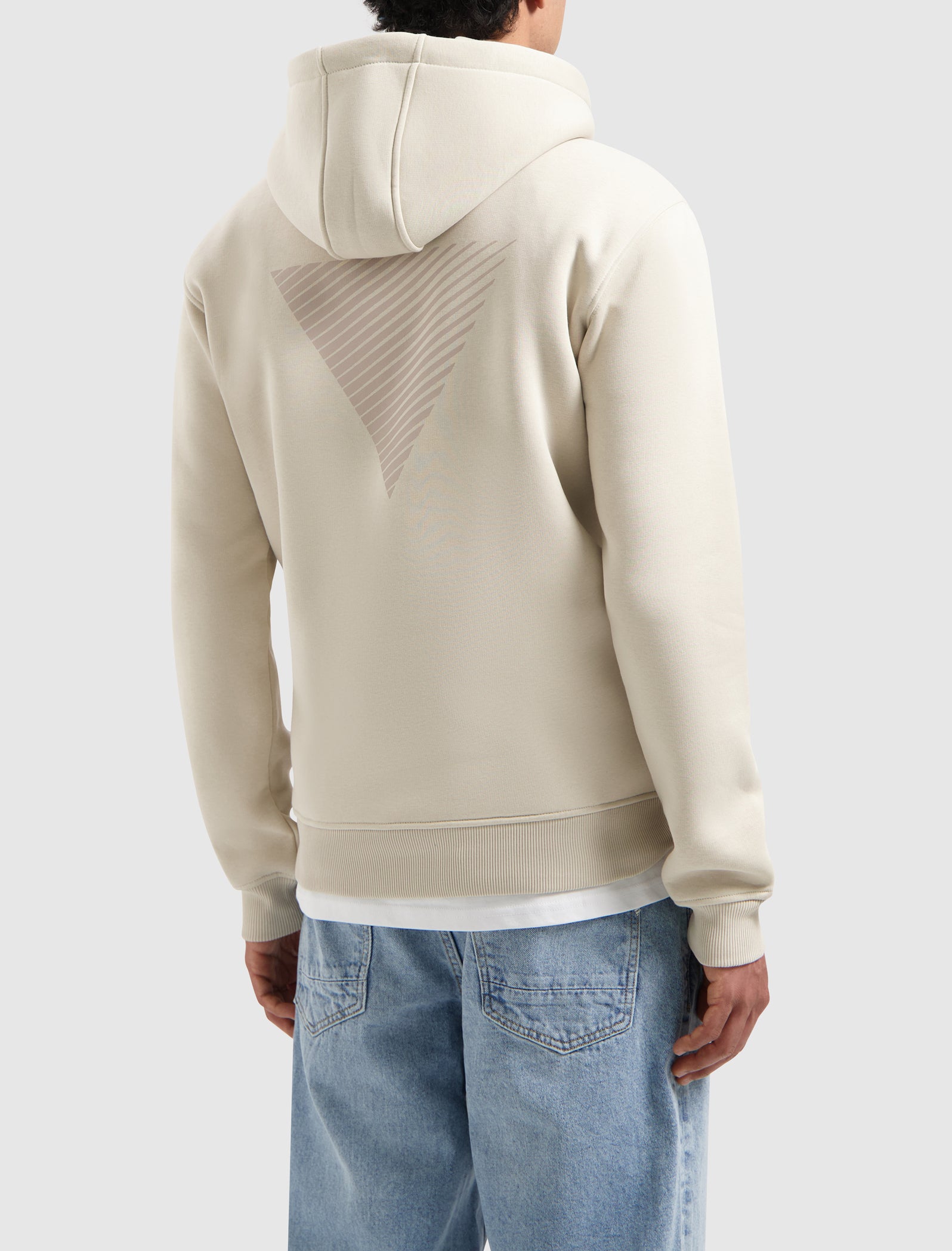 Tonal Triangle Hoodie | Sand