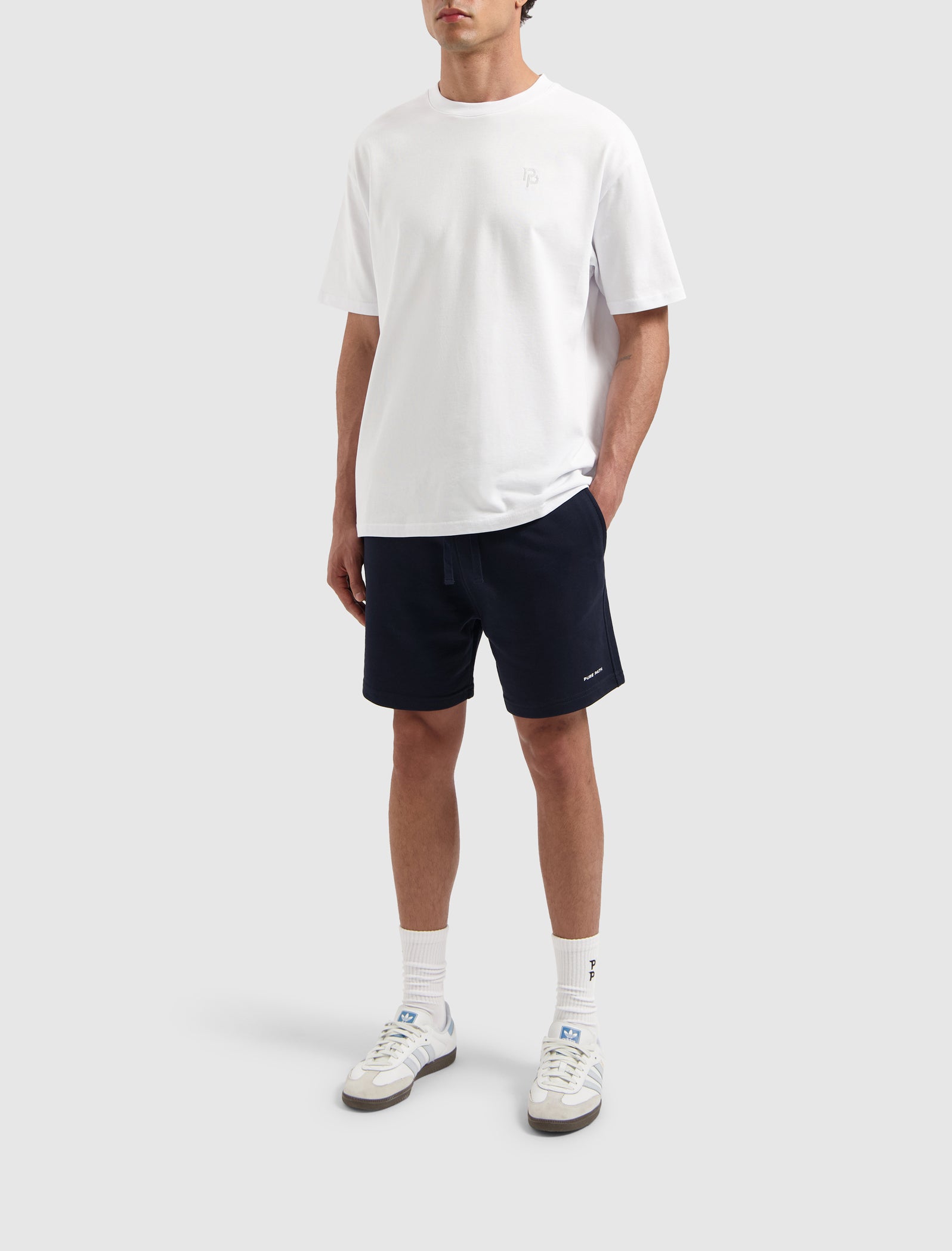 Logo Sweat Shorts | Navy