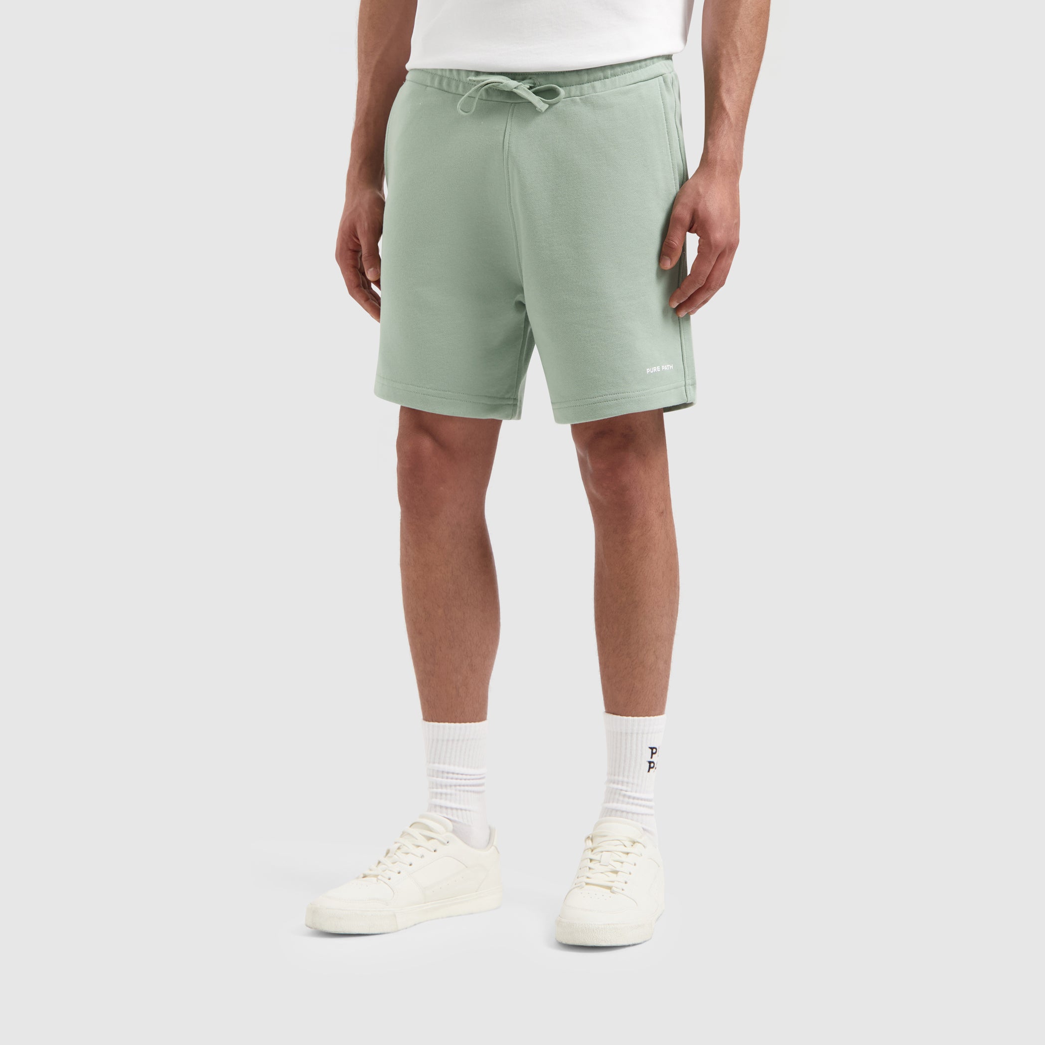 Logo Sweat Shorts | Army Green