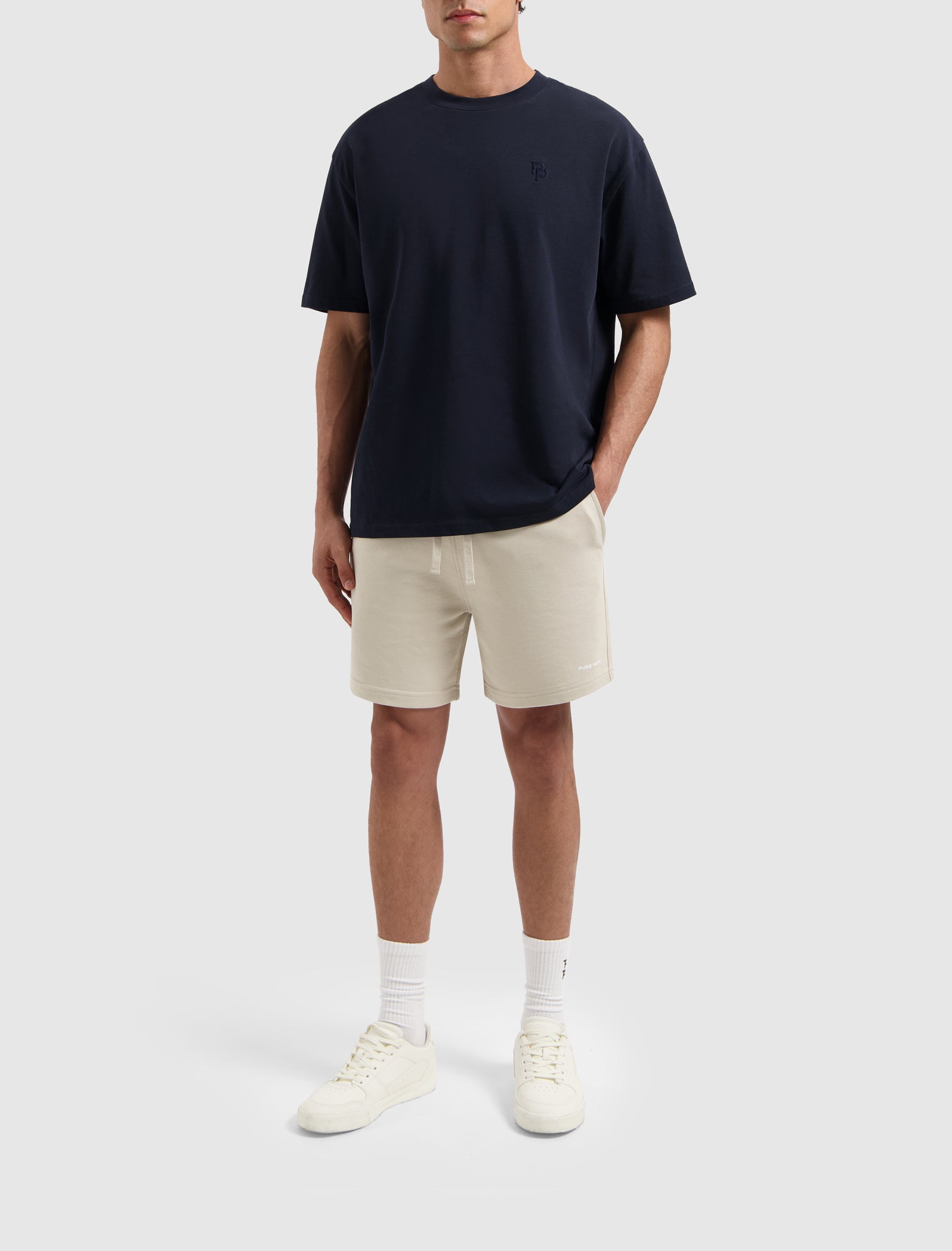 Logo Sweat Shorts | Sand