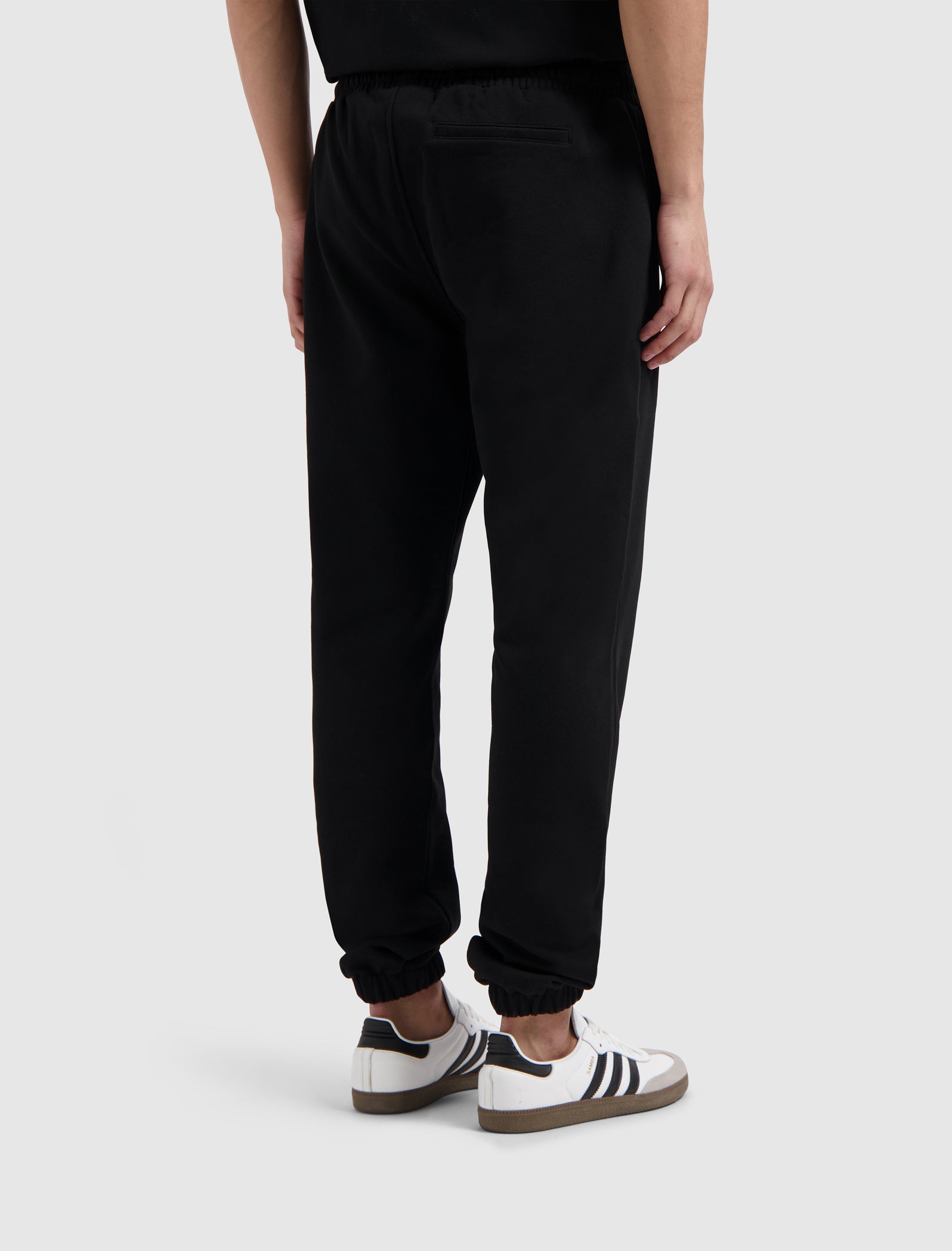 Stacked Logo Sweat Pants | Black