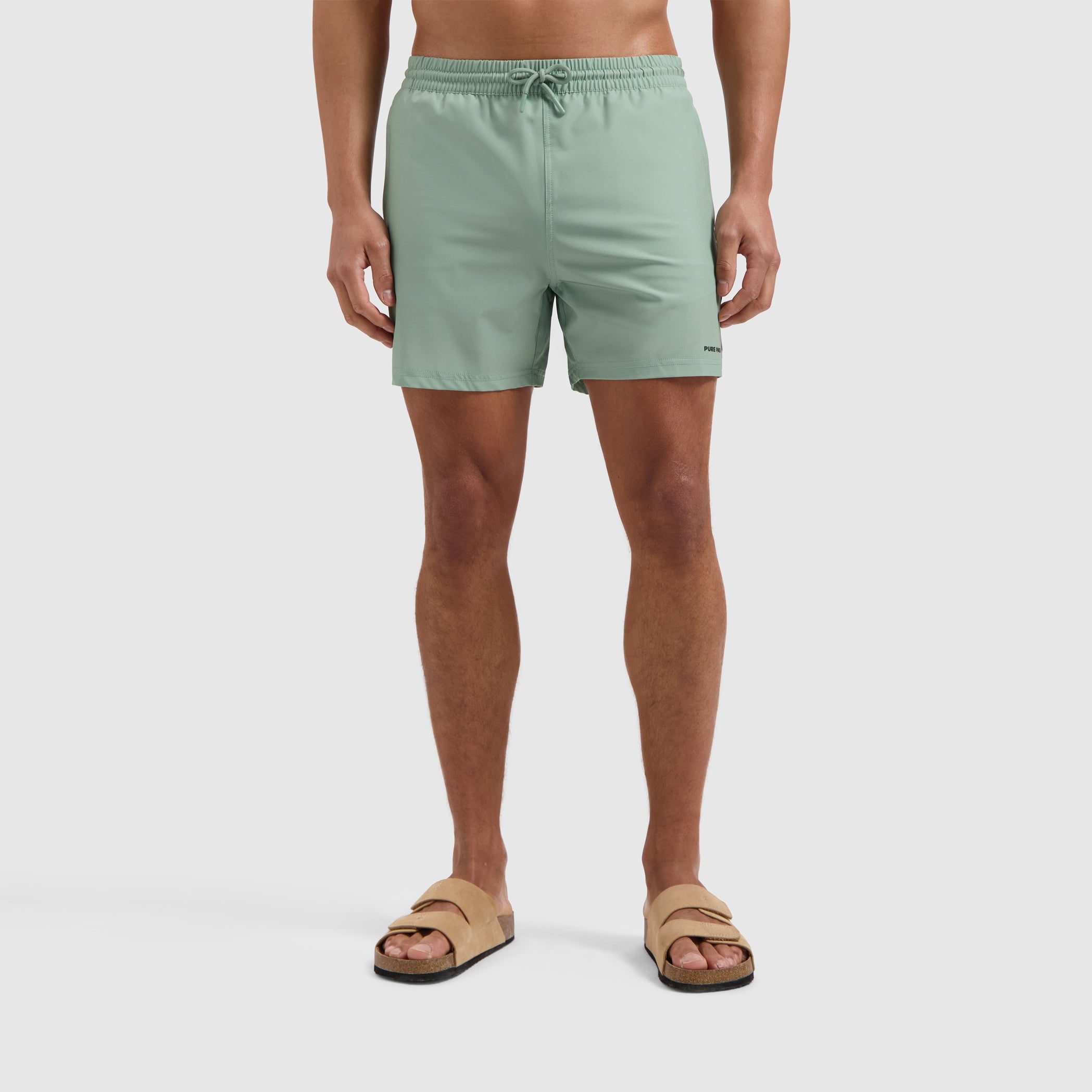 Logo Swim Shorts | Army Green