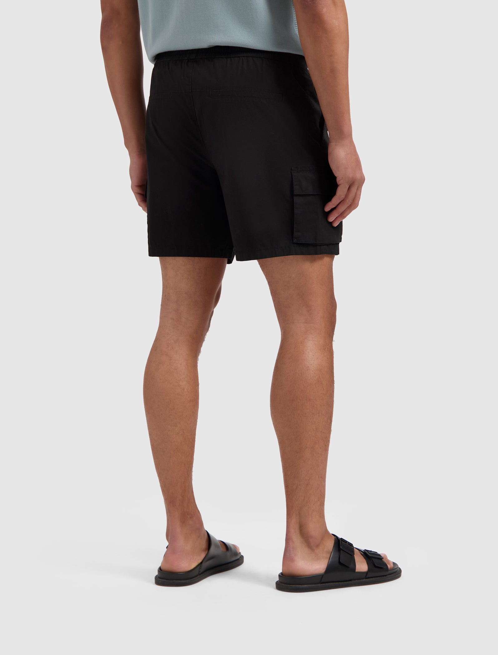 Regular fit Cargo Shorts | Black