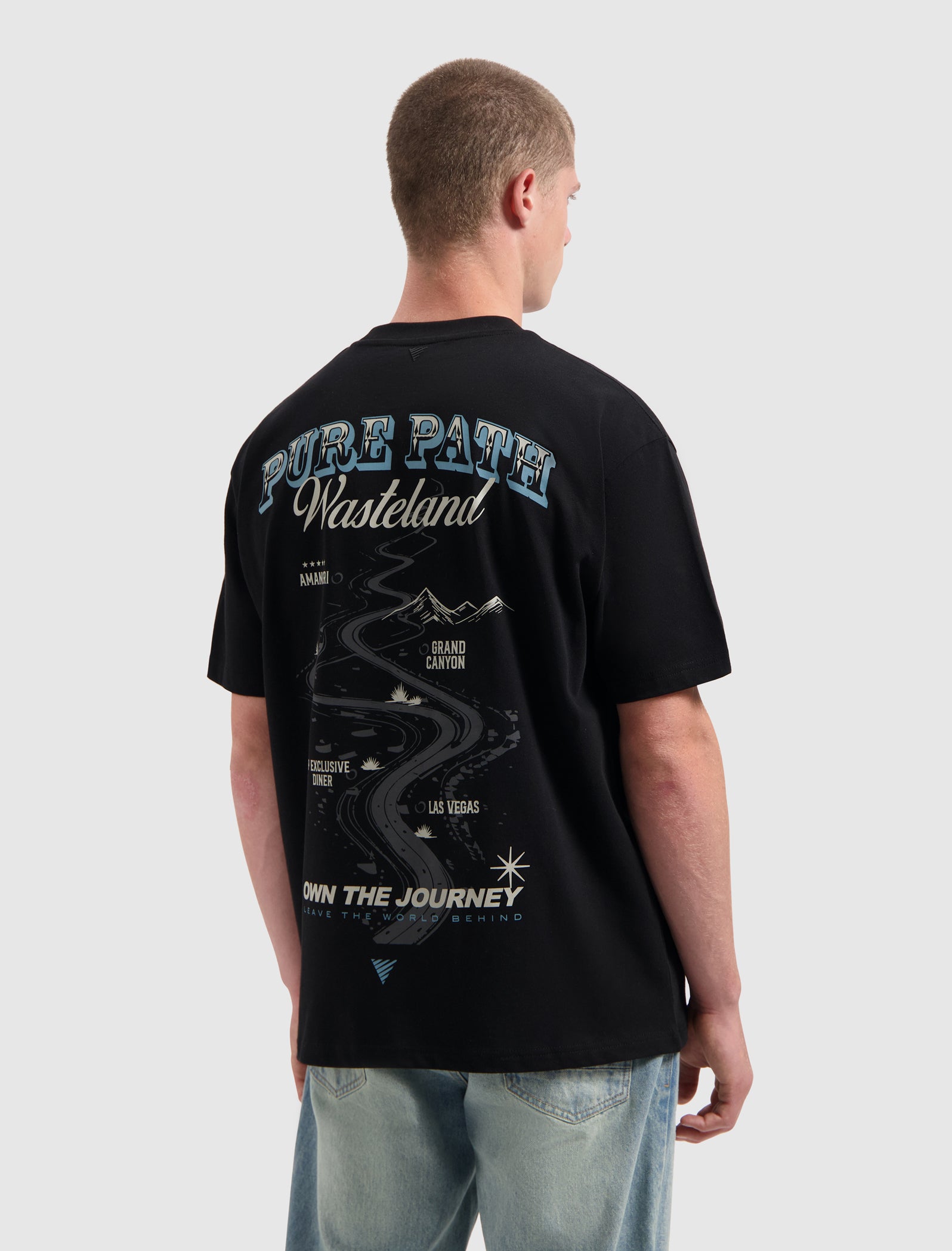 Wasteland Road T-shirt | Black
