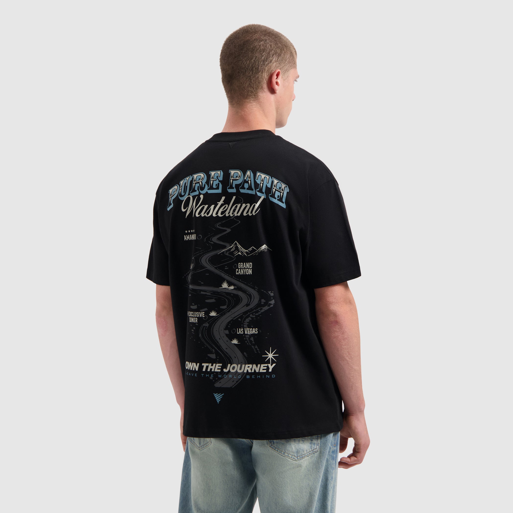 Wasteland Road T-shirt | Black