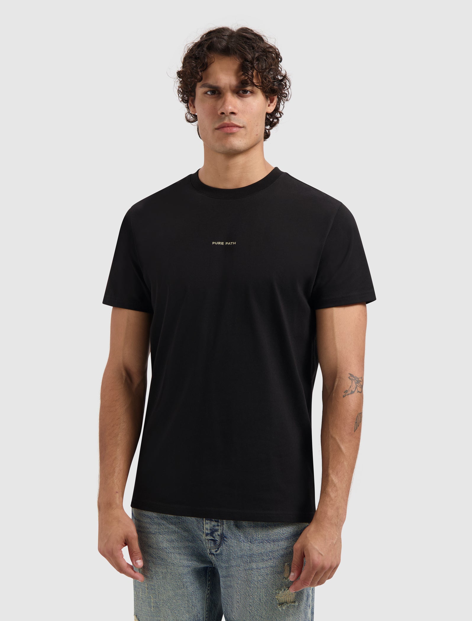 Flowers Echoes T-shirt | Black