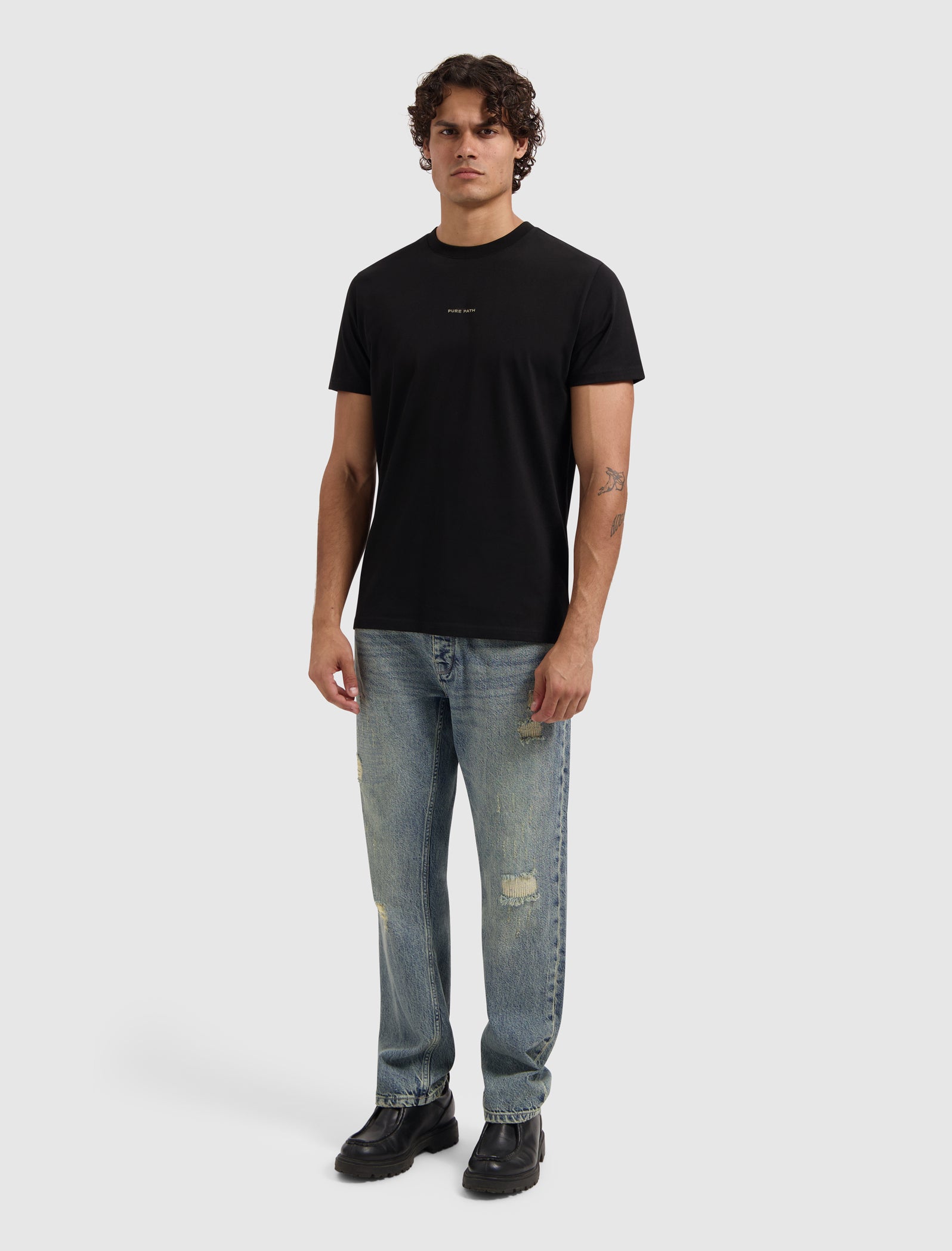 Flowers Echoes T-shirt | Black
