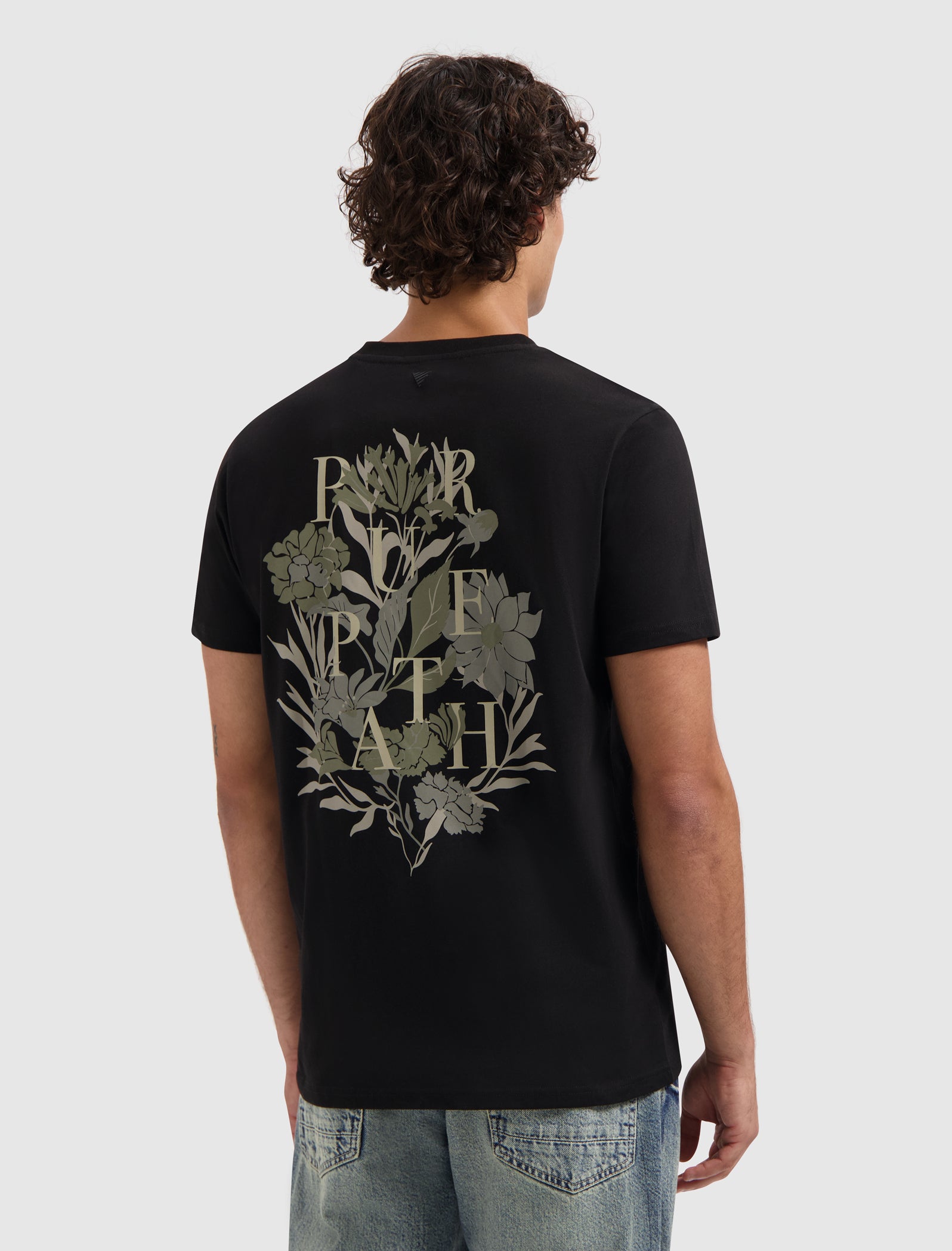 Flowers Echoes T-shirt | Black
