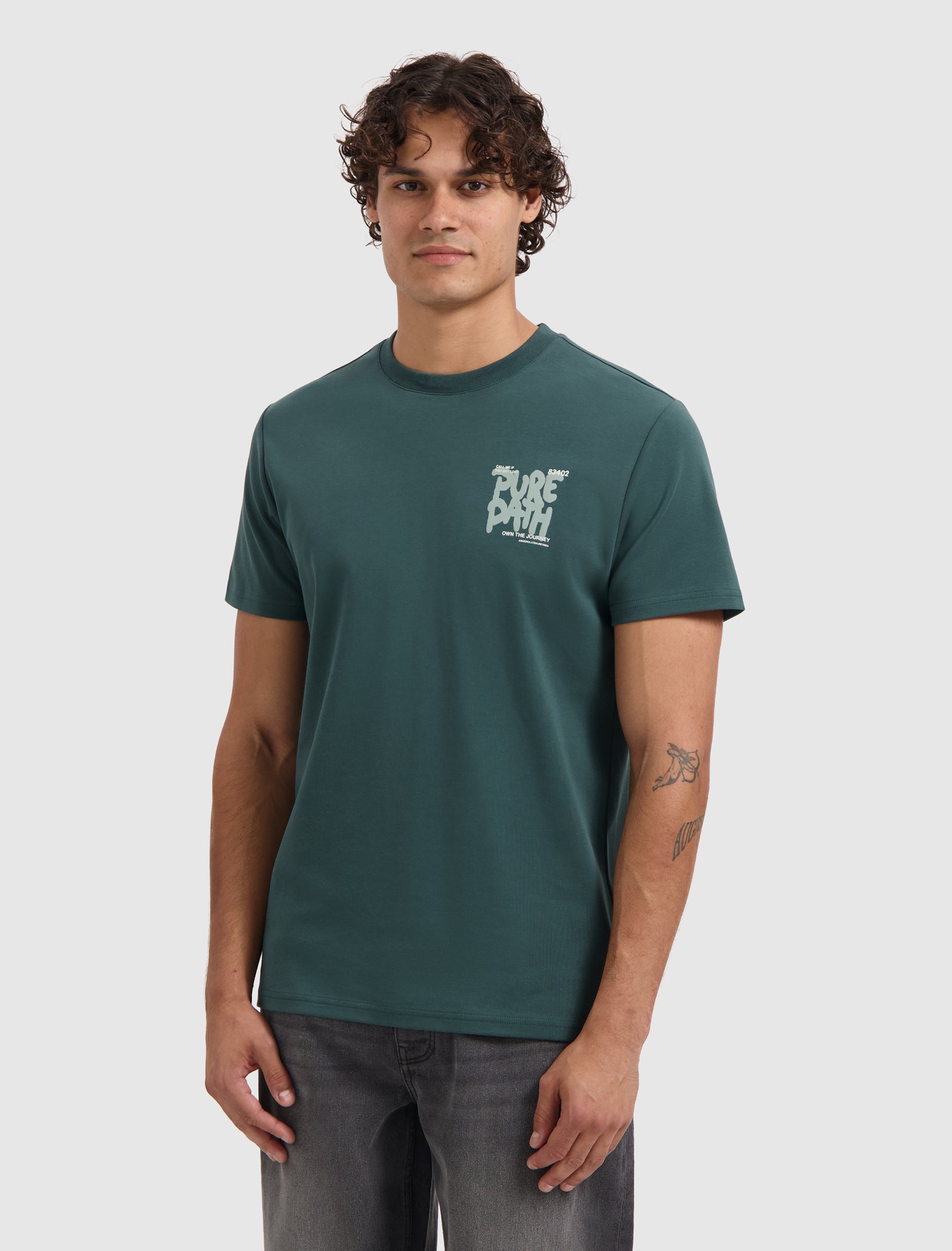 Wasteland Journey T-shirt | Dark Green