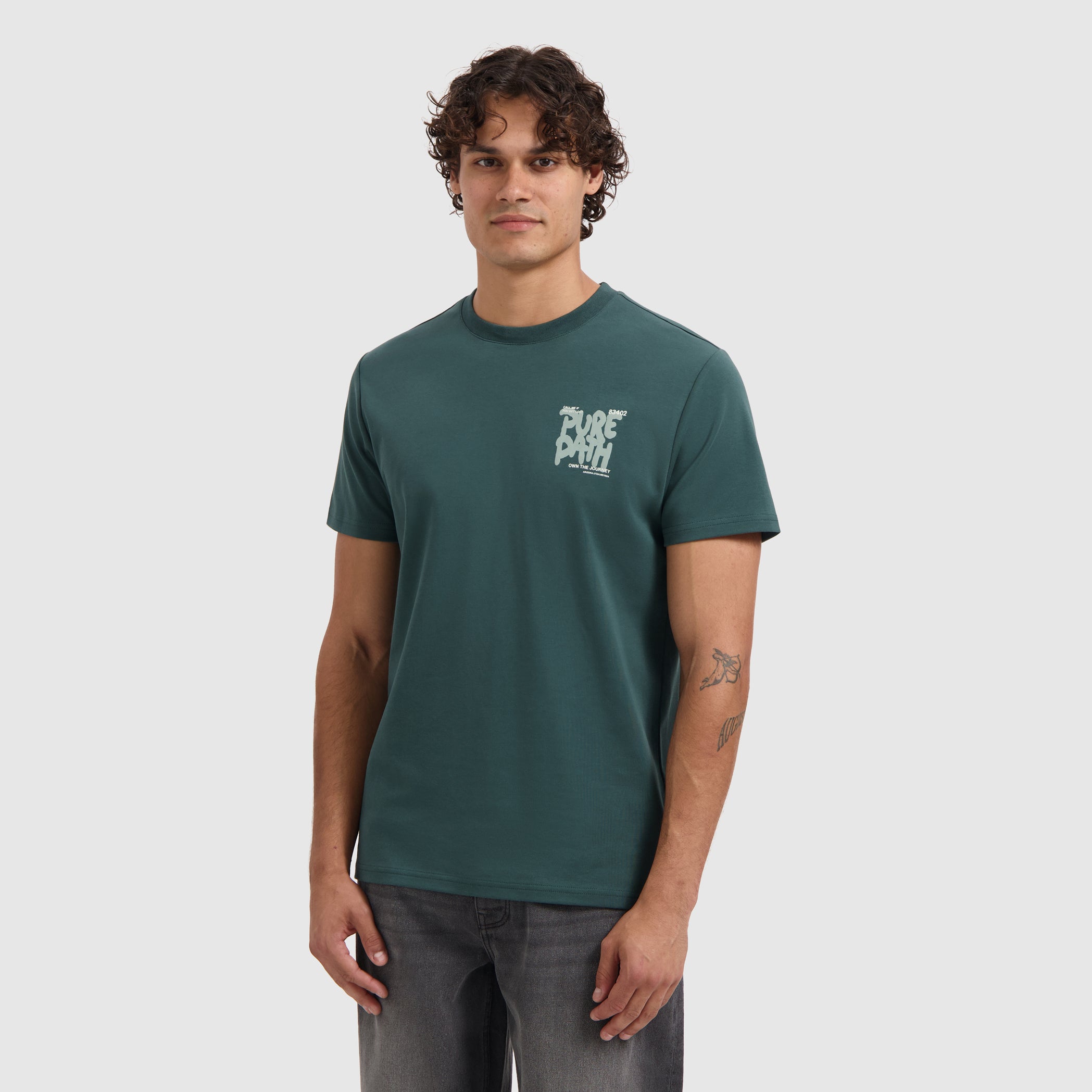 Wasteland Journey T-shirt | Dark Green