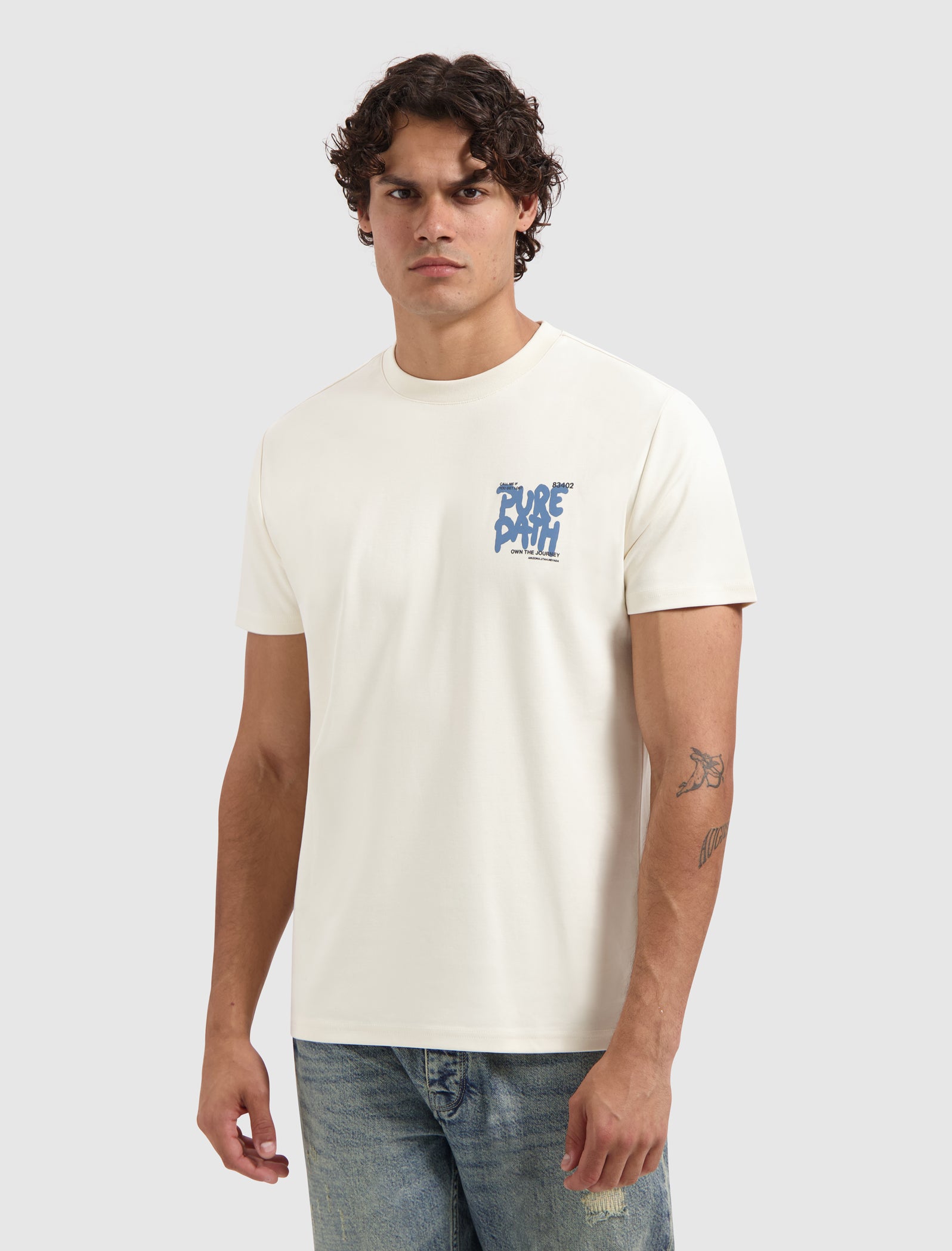 Wasteland Journey T-shirt | Ecru