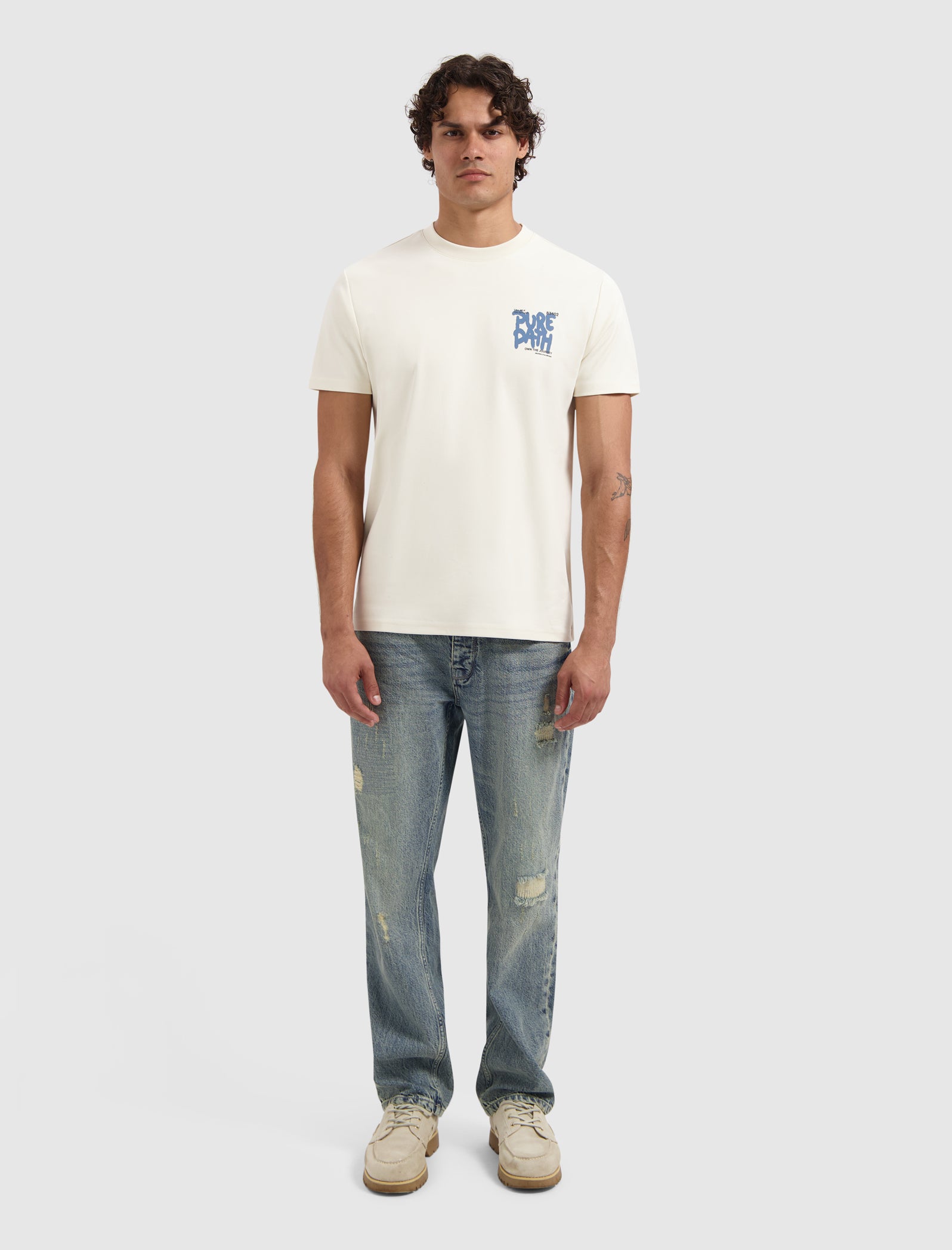 Wasteland Journey T-shirt | Ecru