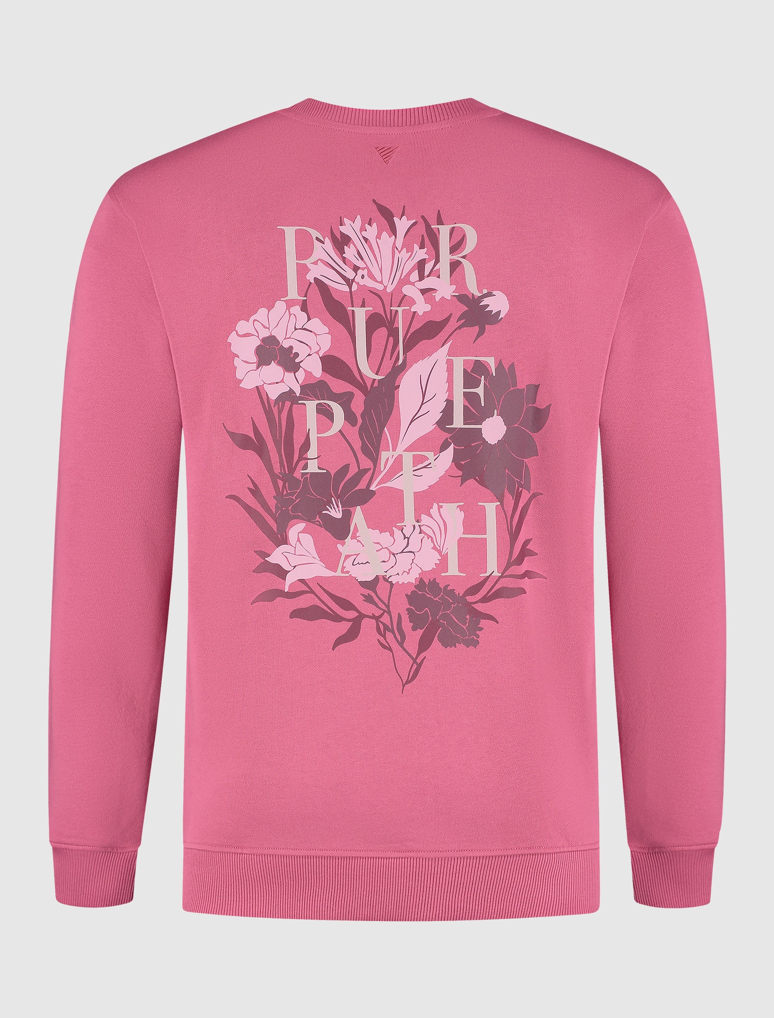 Flowers Echoes Sweater | Raspberry