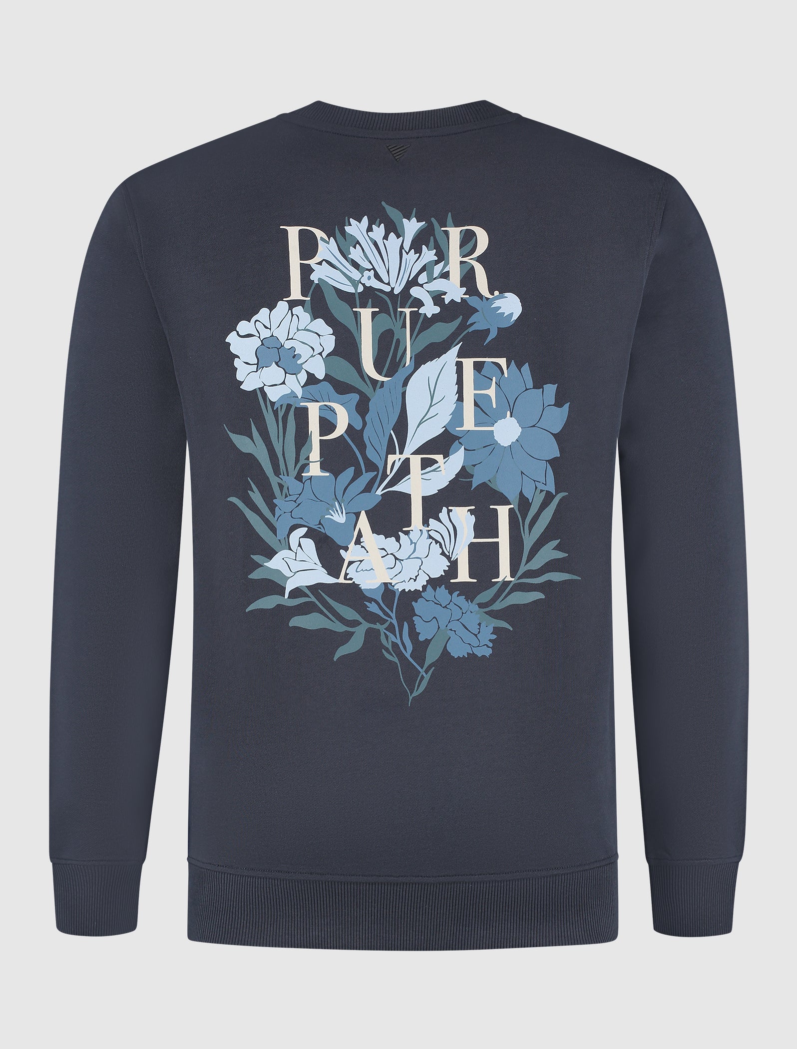 Flowers Echoes Sweater | Dark Navy