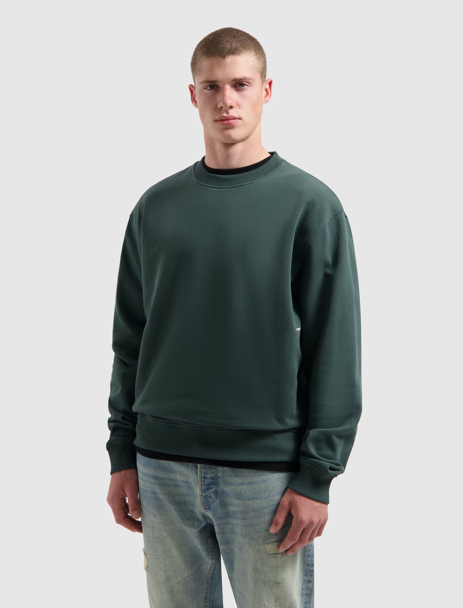 Sideline Wordmark Sweater | Dark Green