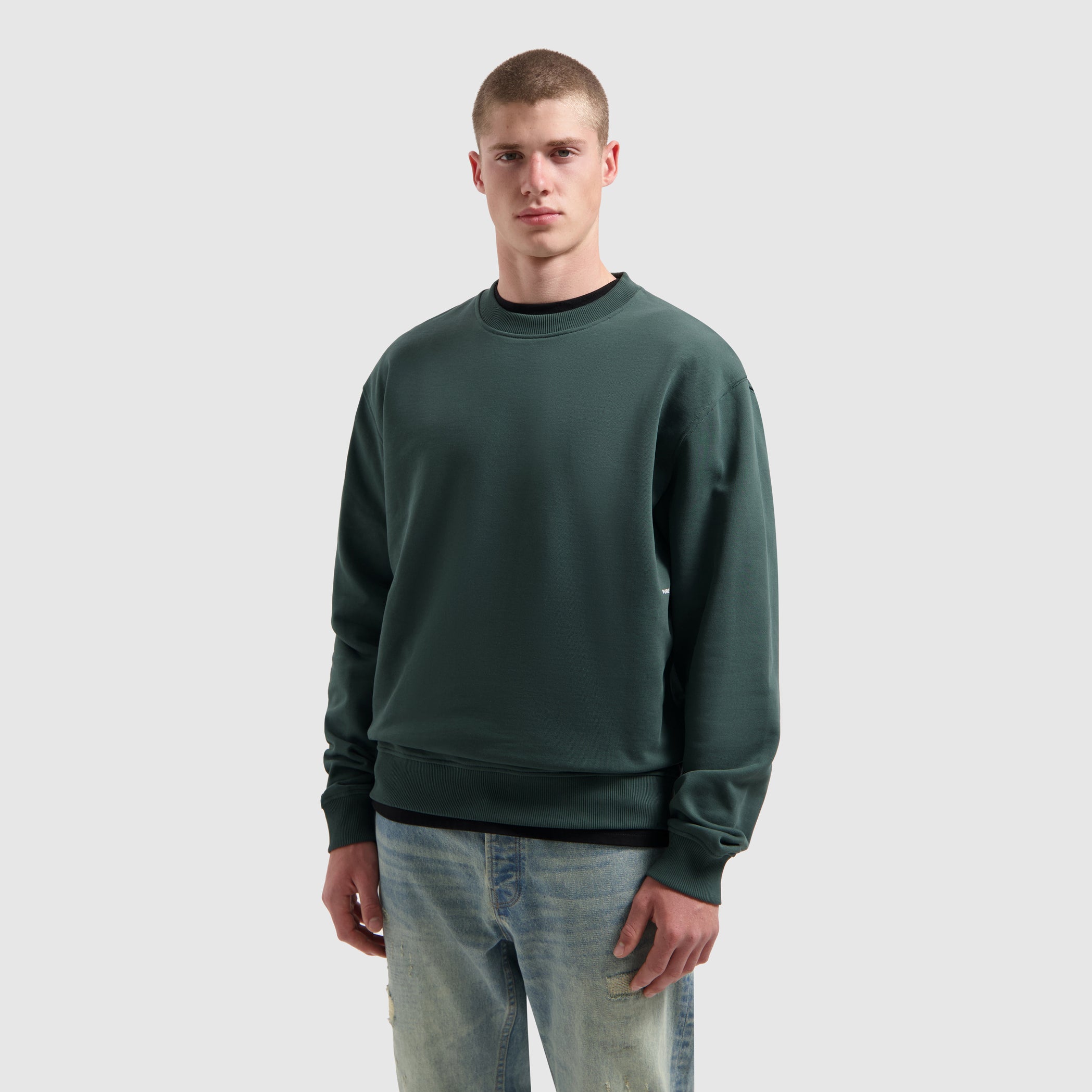Sideline Wordmark Sweater | Dark Green