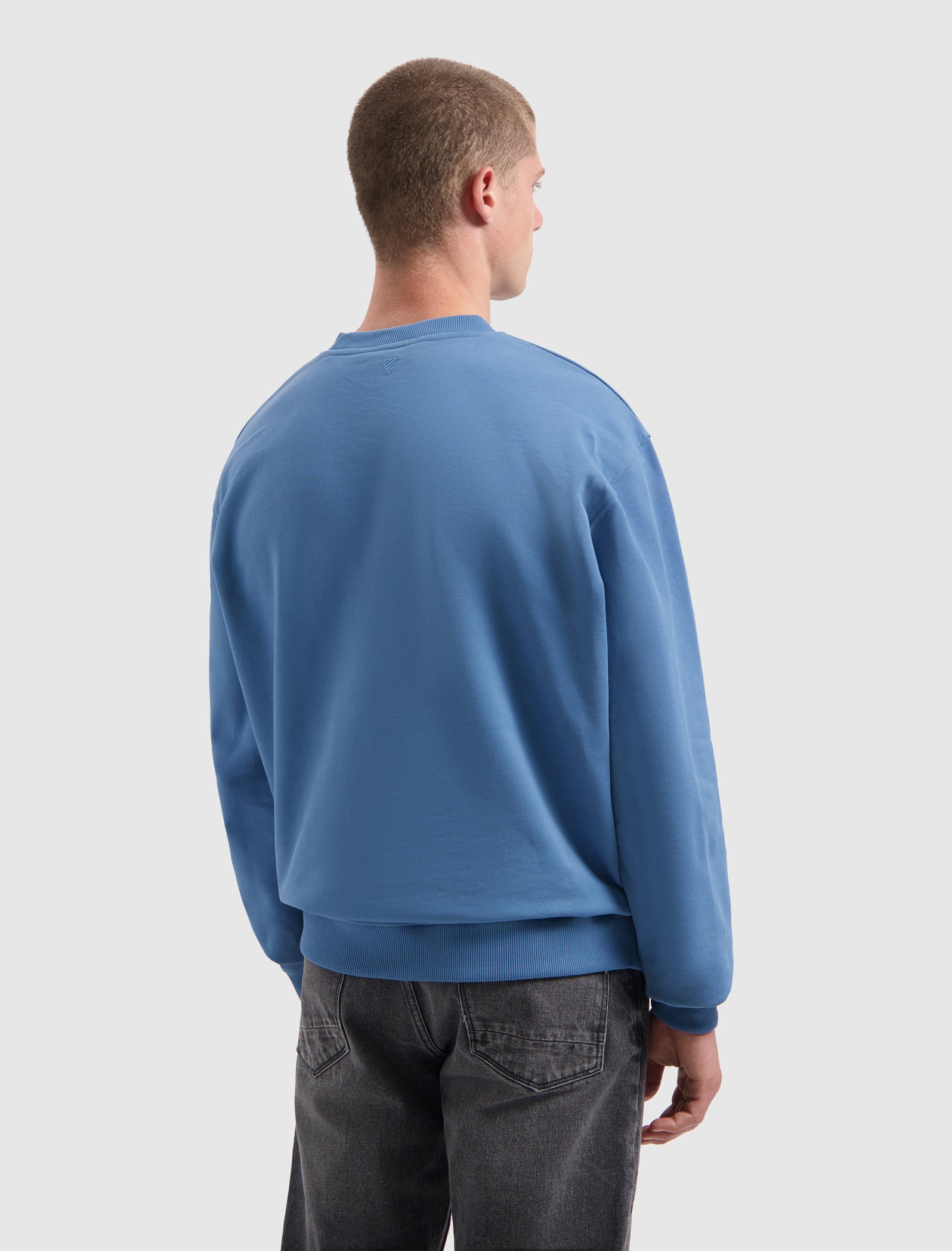 Sideline Wordmark Sweater | Blue Grey