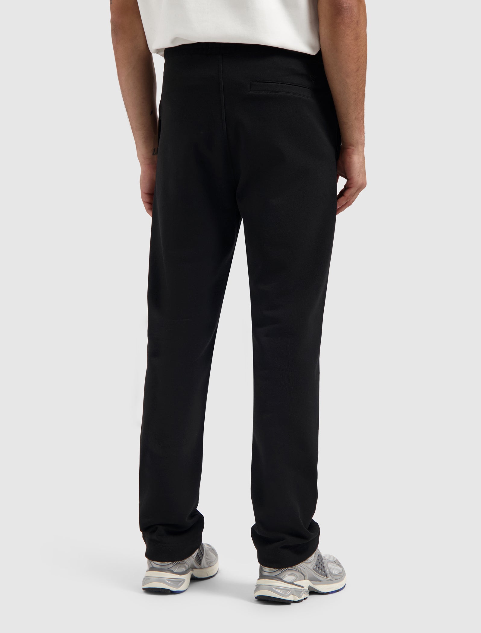 Stacked Logo Sweat Pants | Black