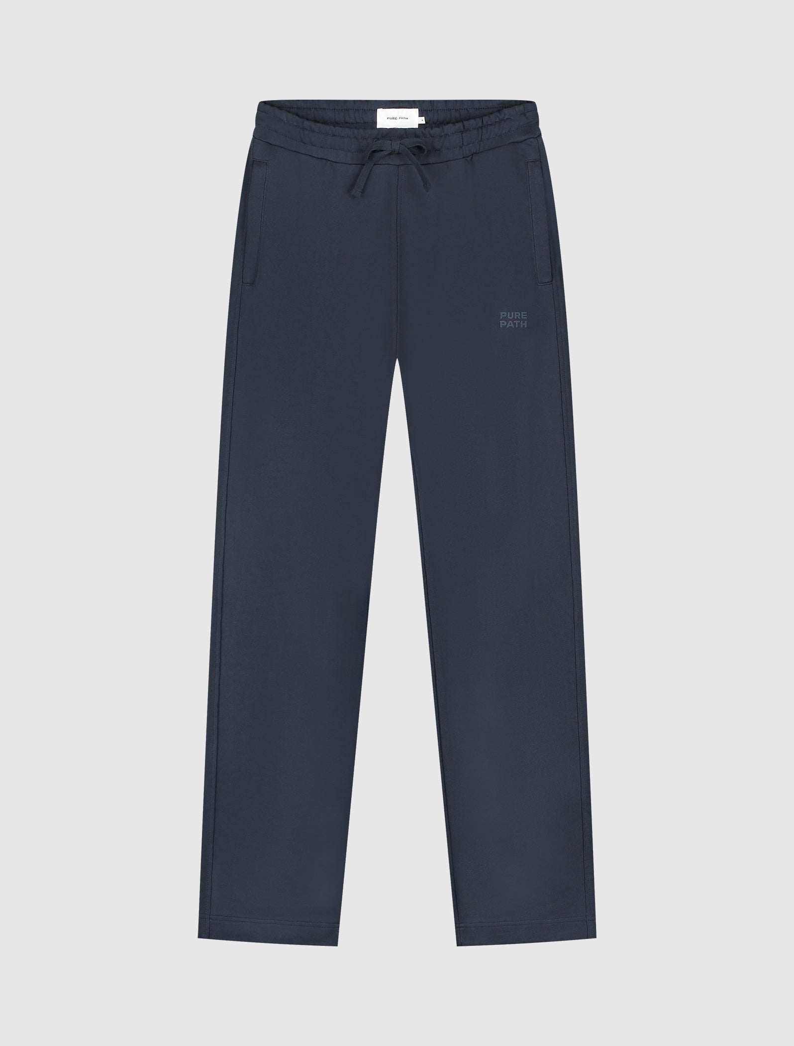 Stacked Logo Sweat Pants | Dark Navy