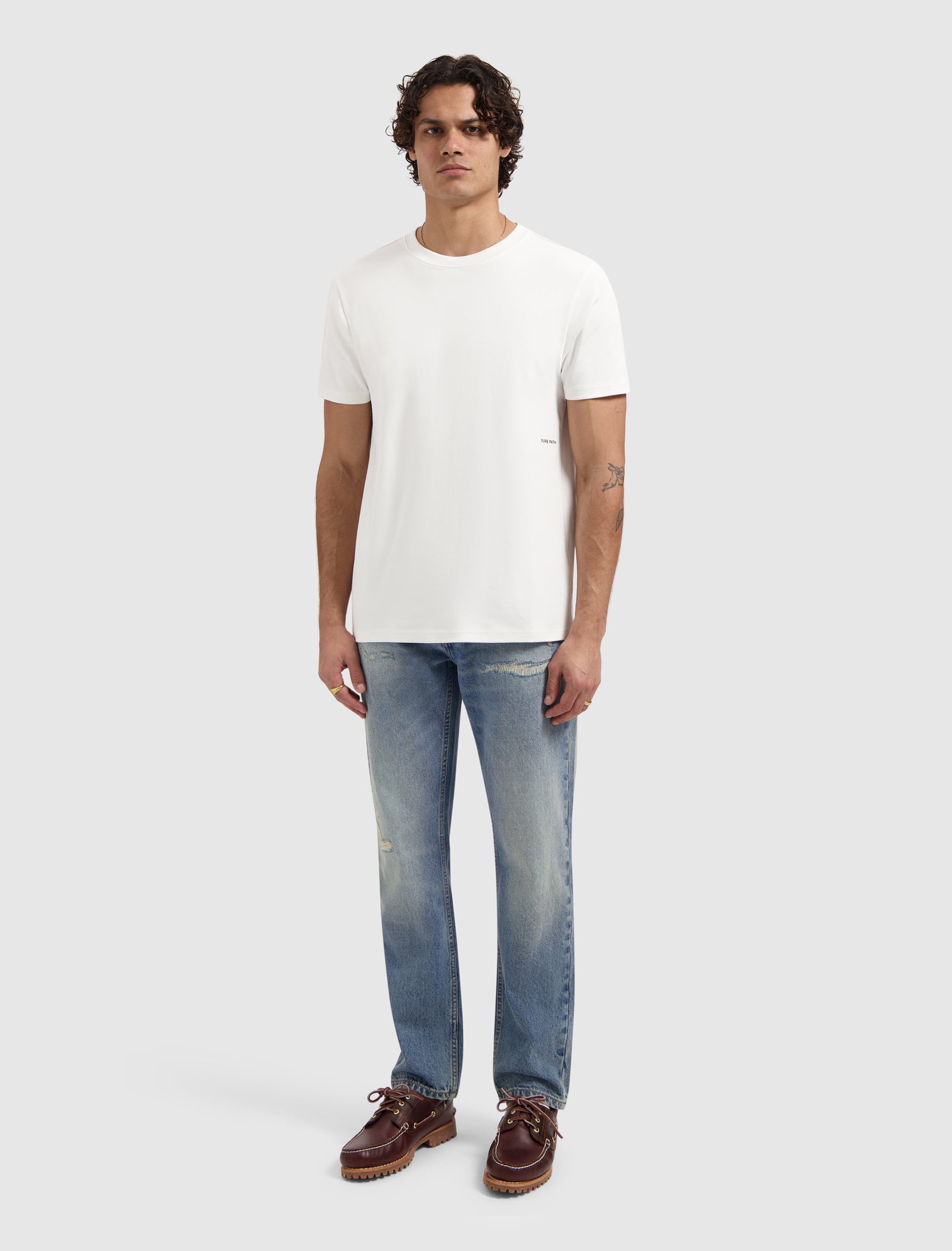 Sideline Wordmark T-shirt | Off White