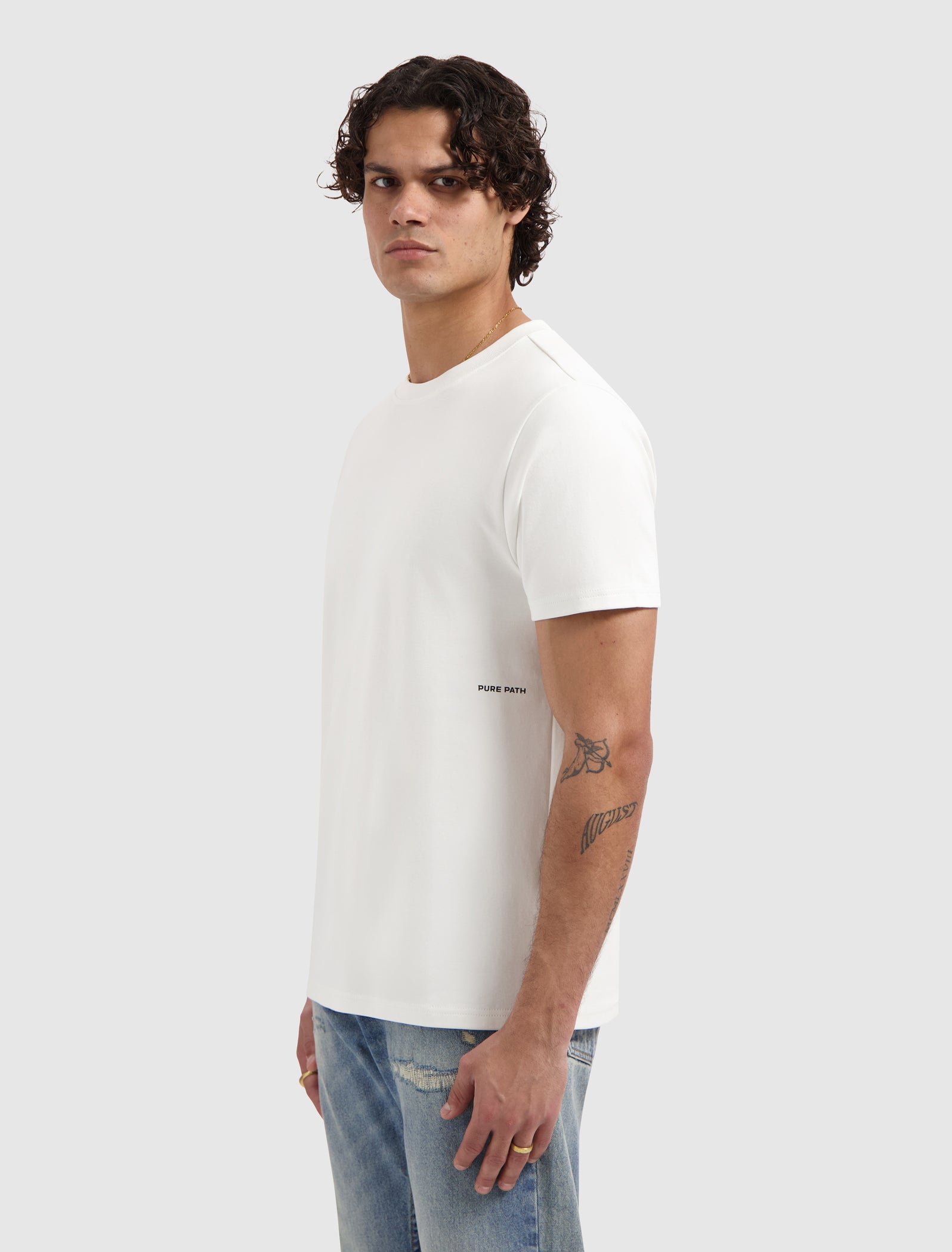 Sideline Wordmark T-shirt | Off White