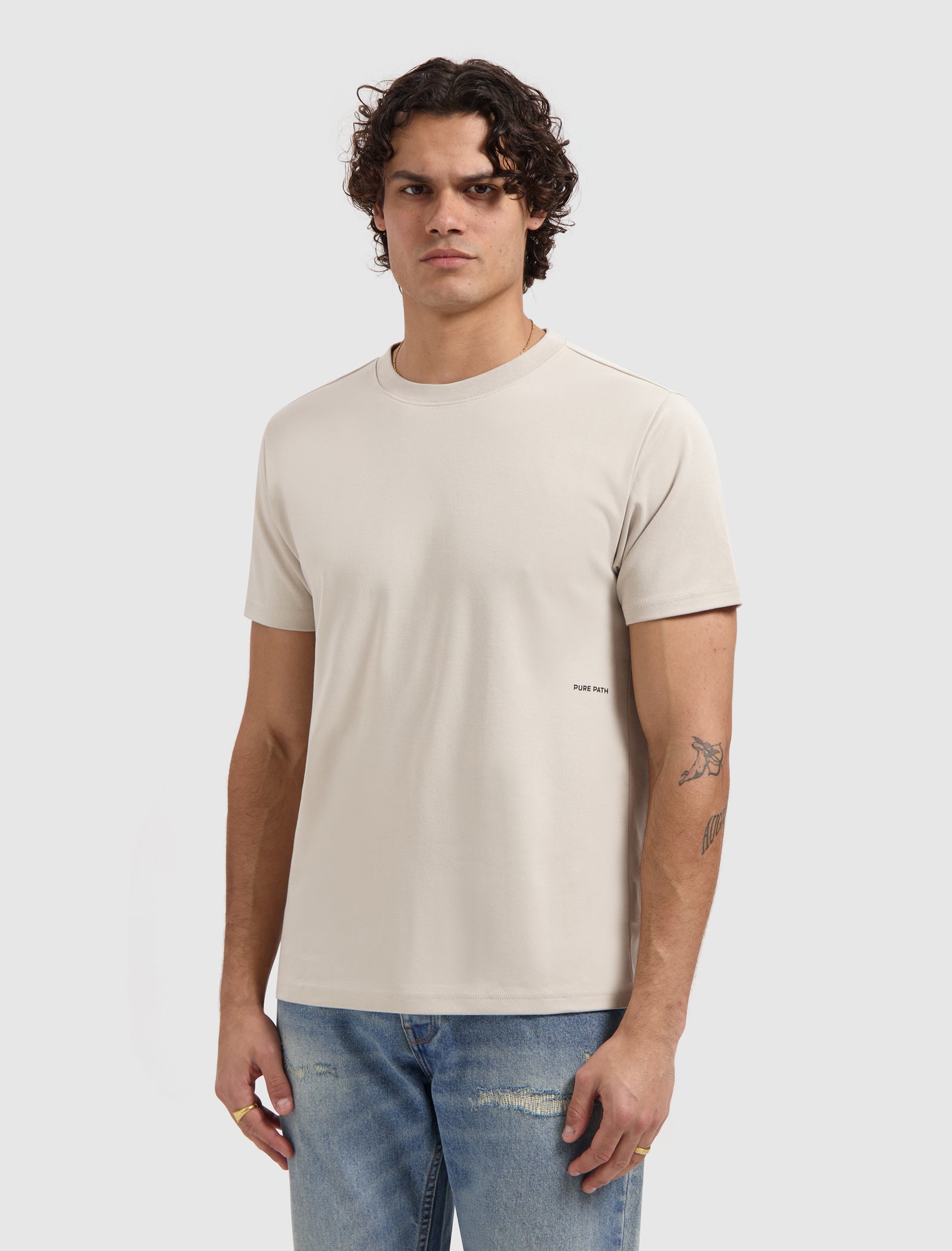 Sideline Wordmark T-shirt | Sand