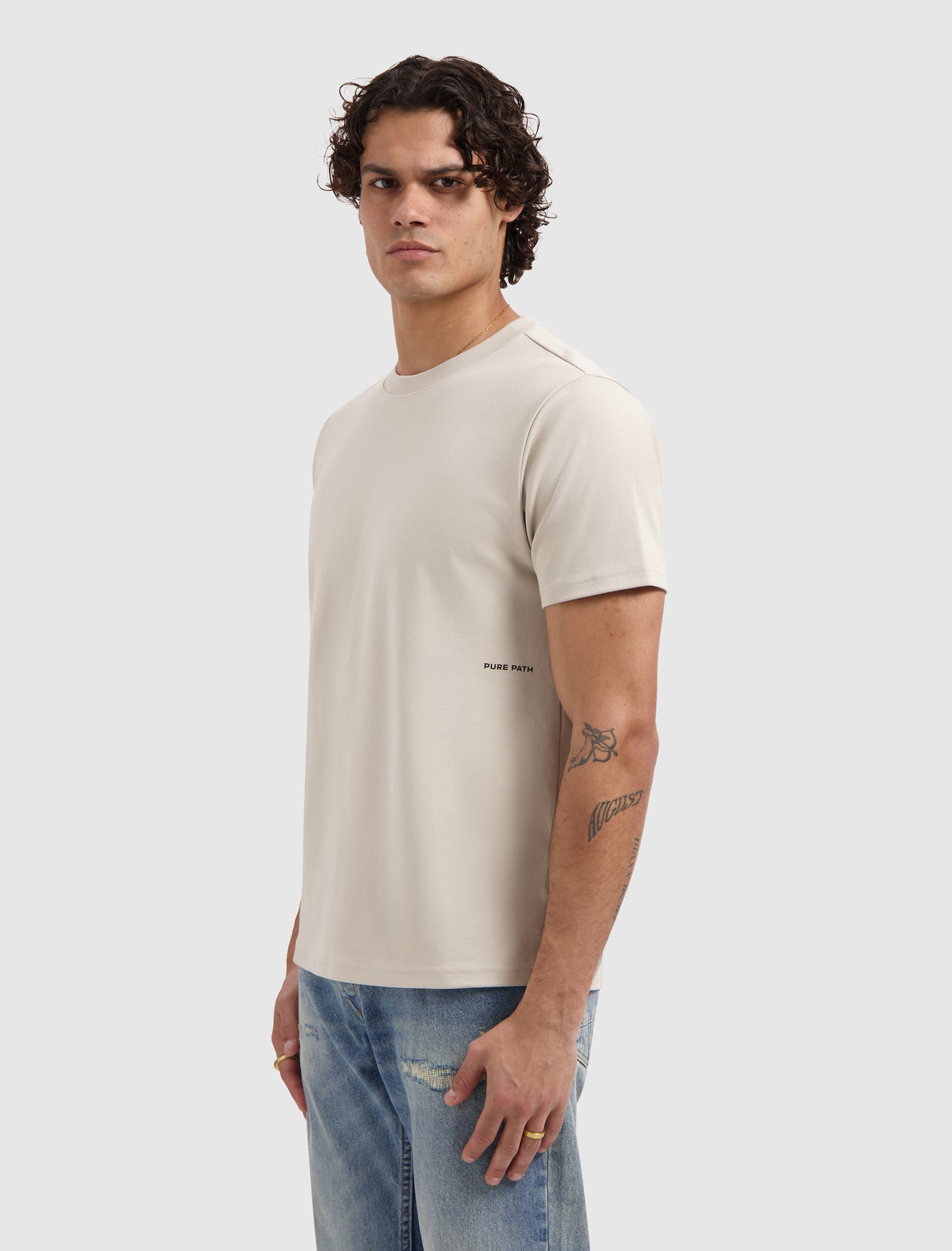 Sideline Wordmark T-shirt | Sand