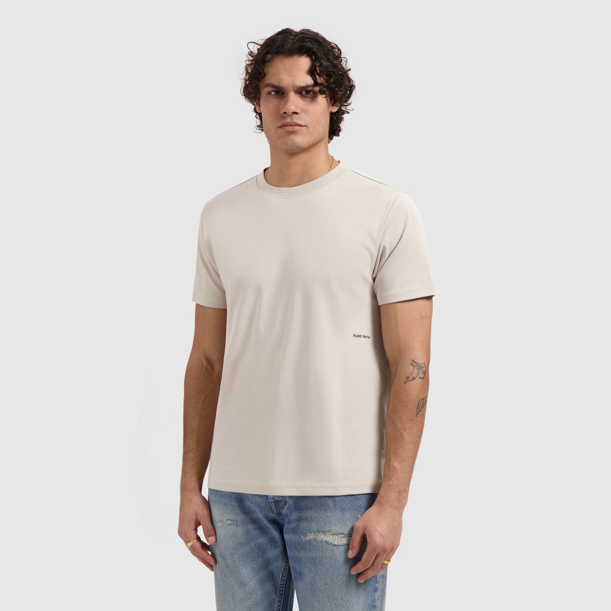 Sideline Wordmark T-shirt | Sand
