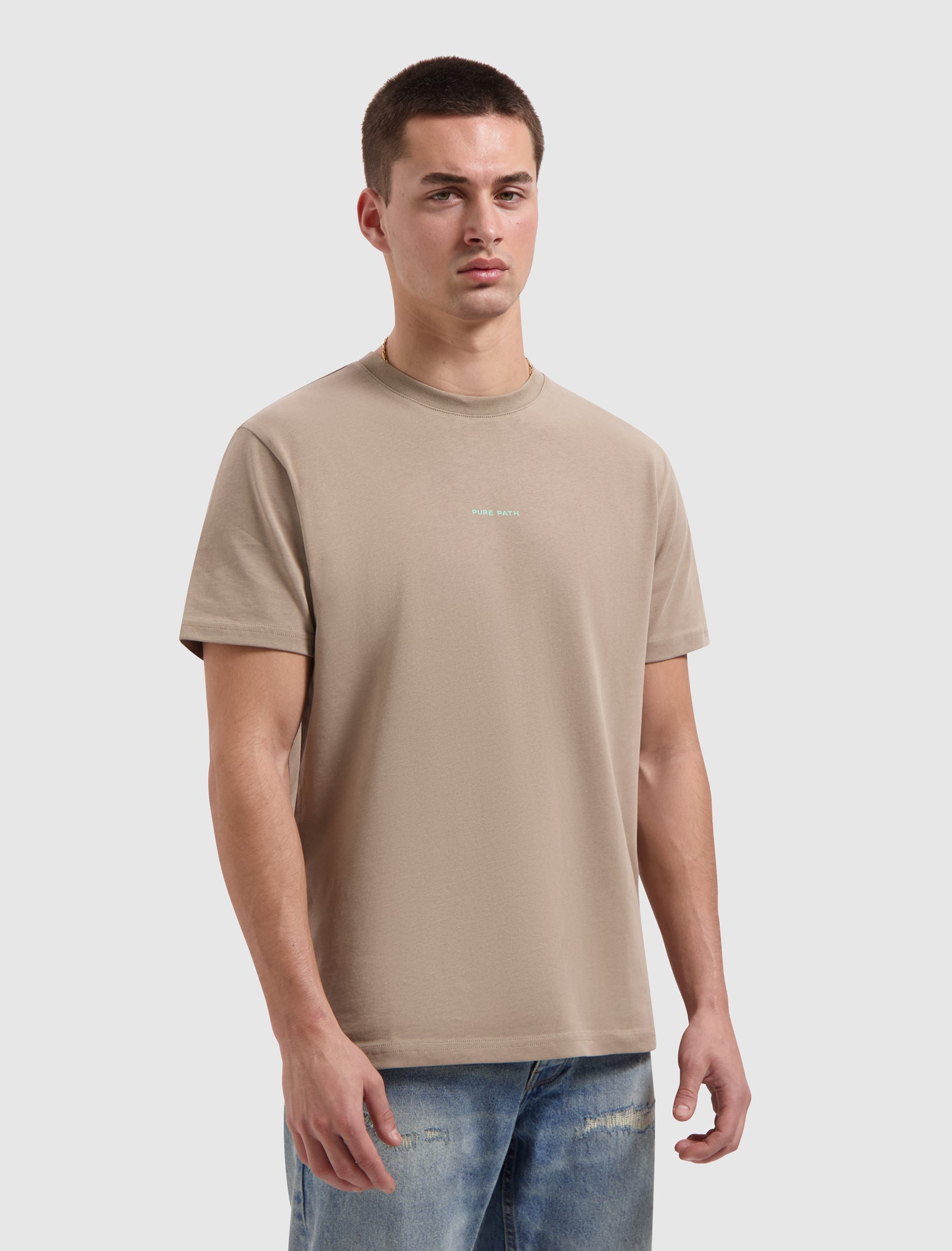 Family Crest T-shirt | Taupe