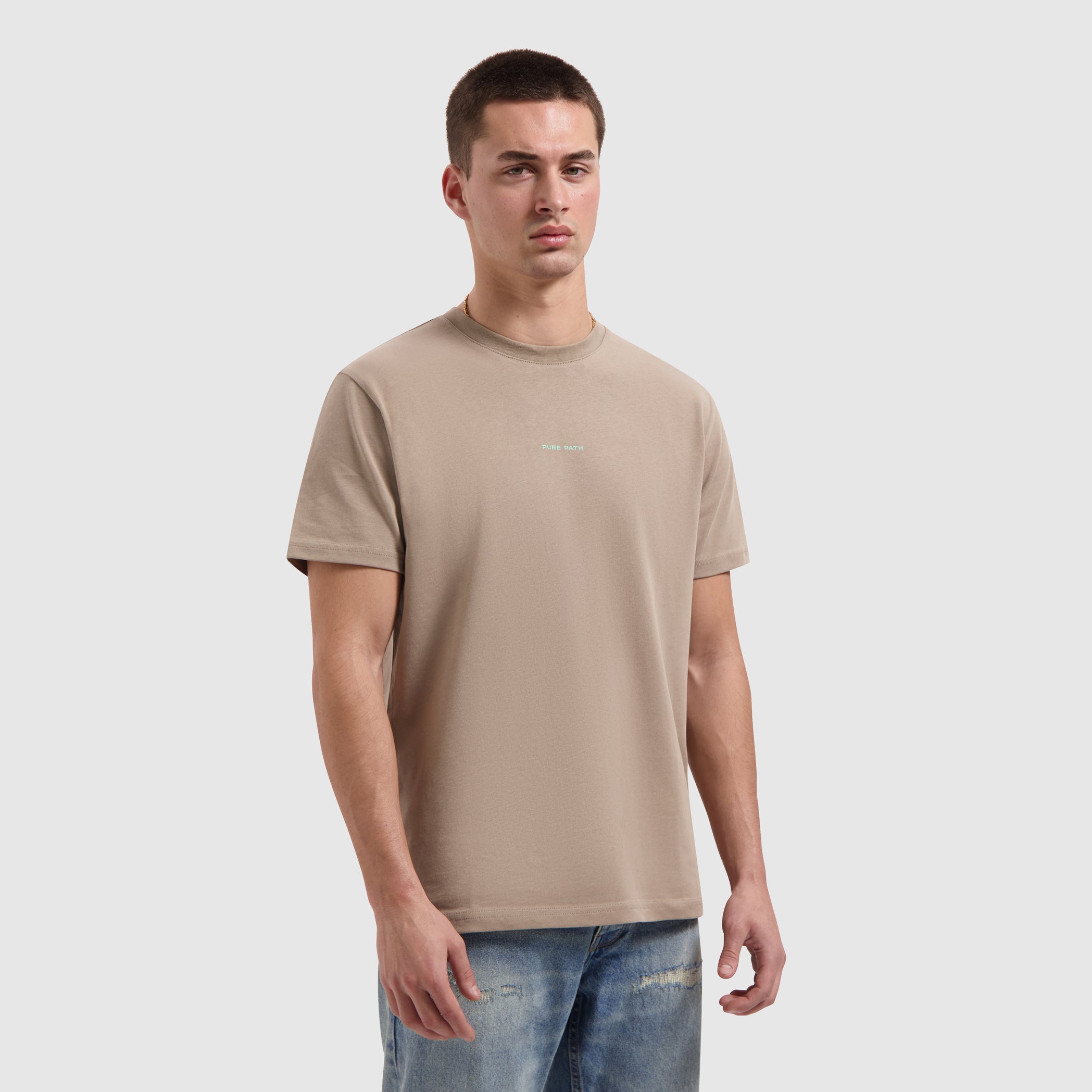 Family Crest T-shirt | Taupe