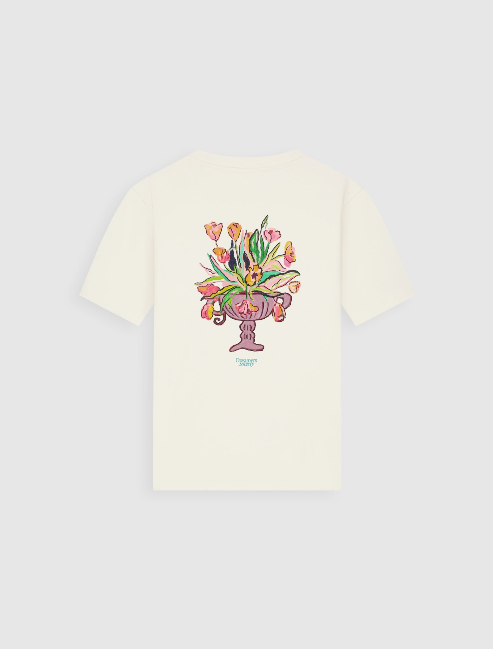 Flower Vase T-shirt | Ecru