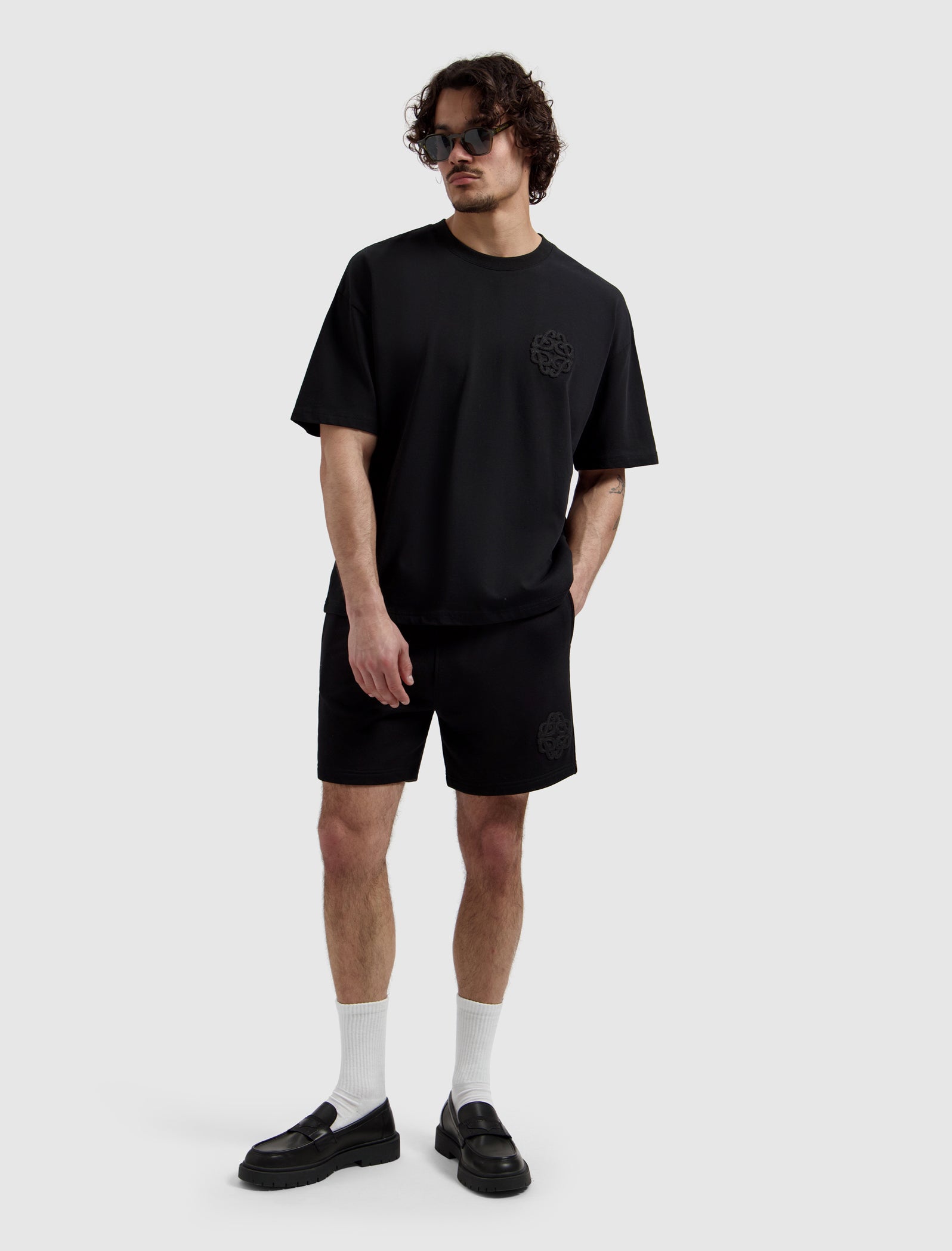 Emblem Badge T-shirt | Black
