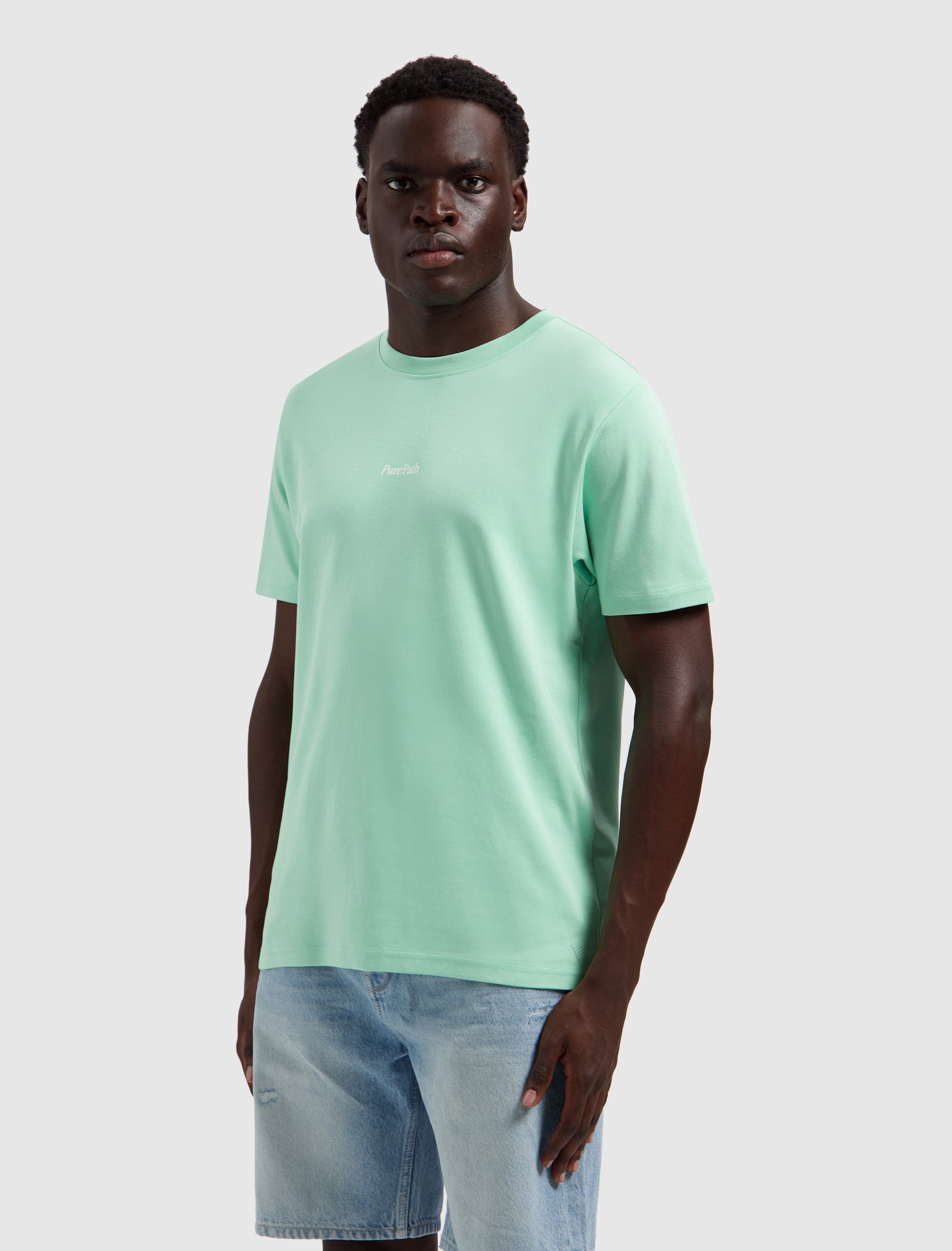 Trio of Flowers T-shirt | Mint