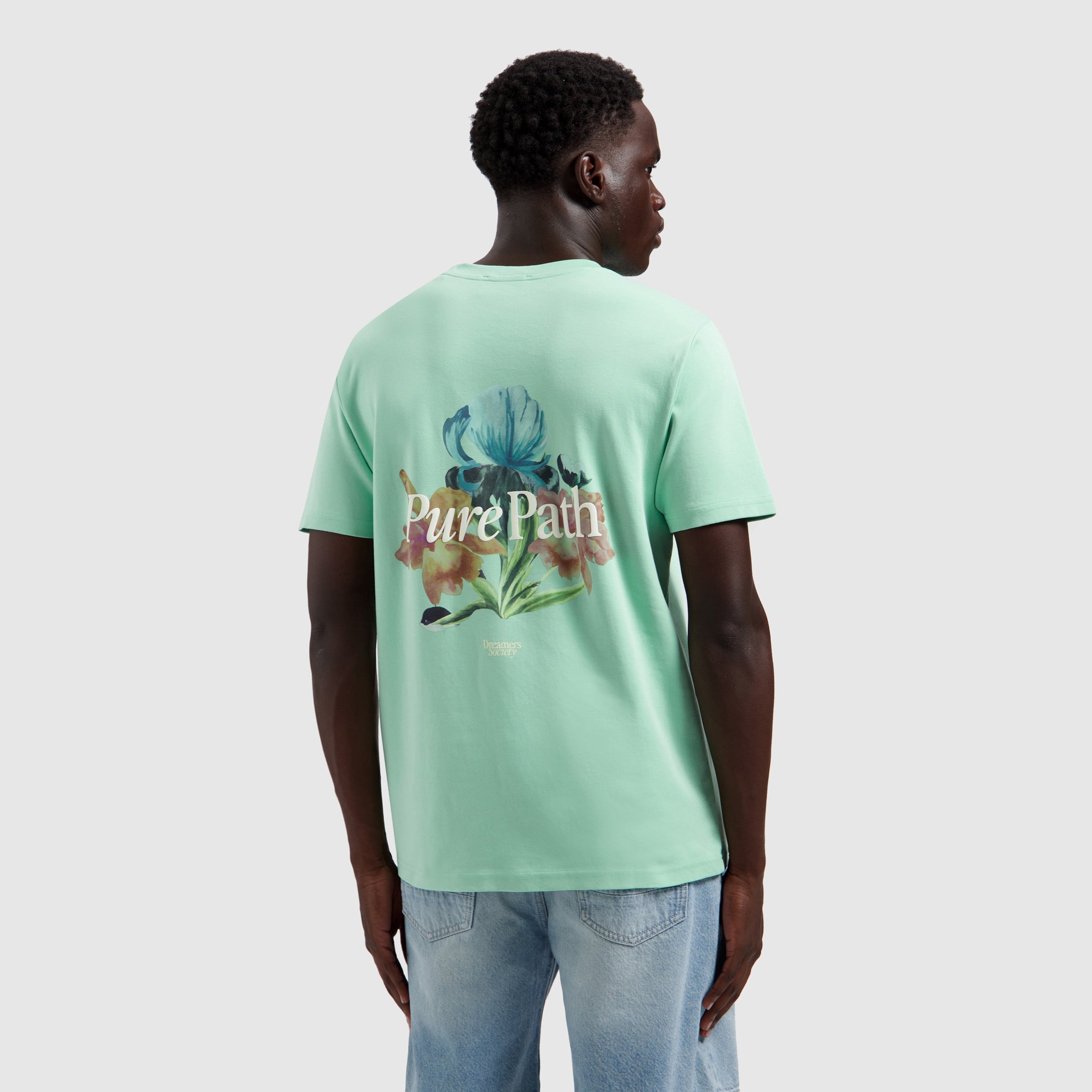 Trio of Flowers T-shirt | Mint
