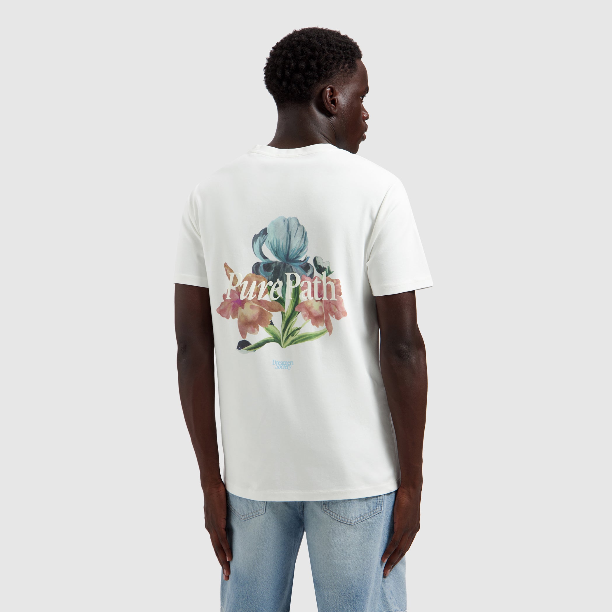 Trio of Flowers T-shirt | Off White