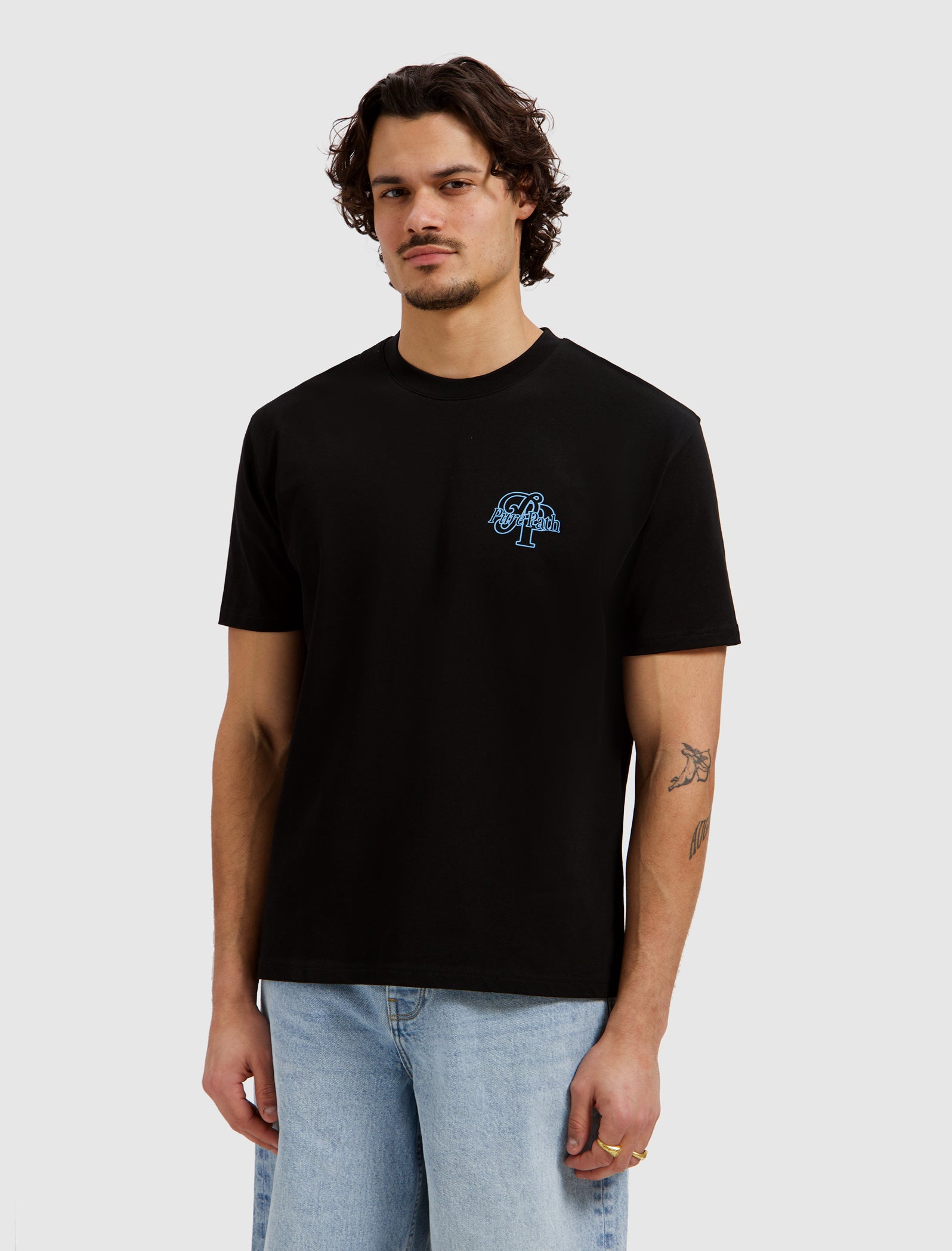Initials T-shirt | Black