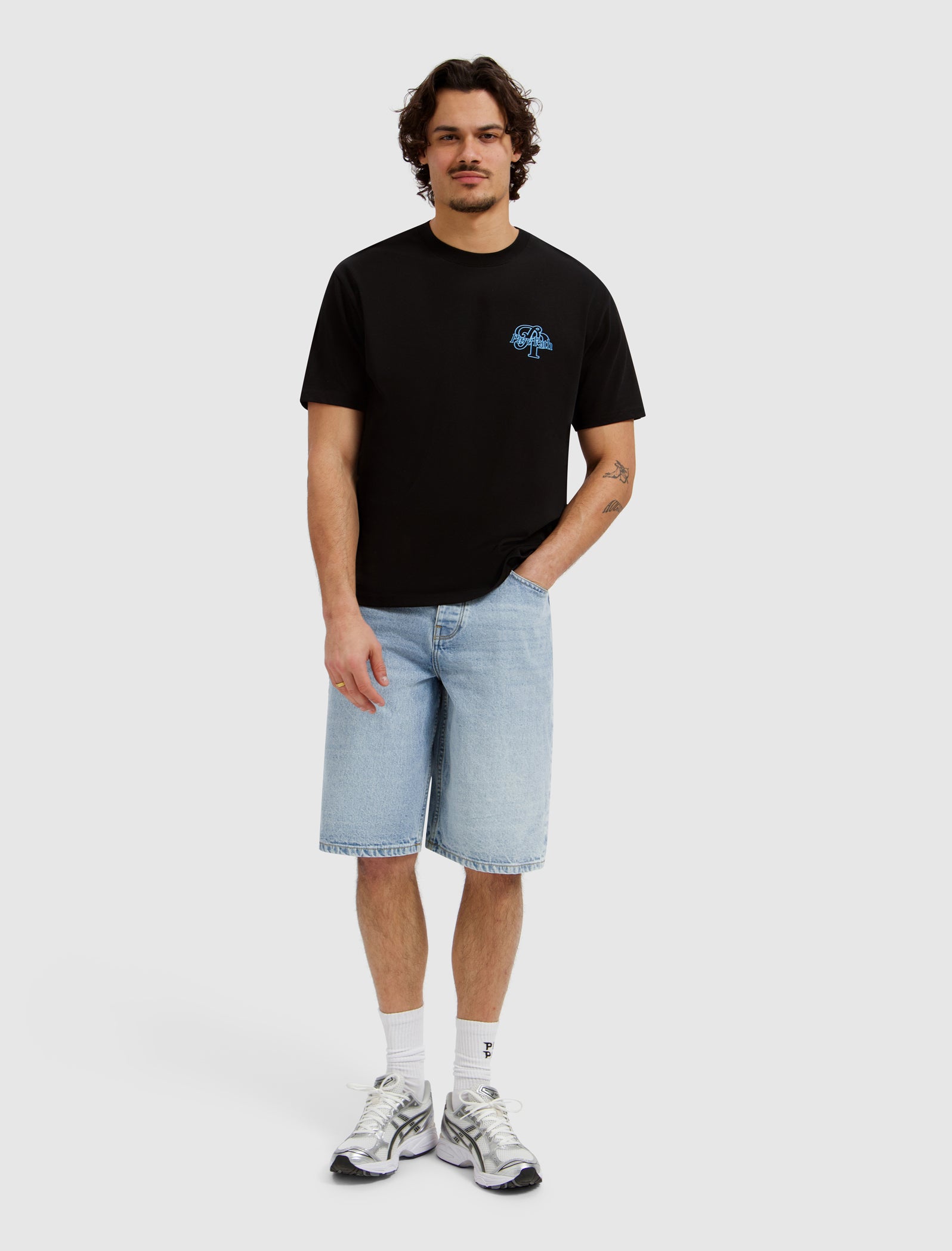 Initials T-shirt | Black