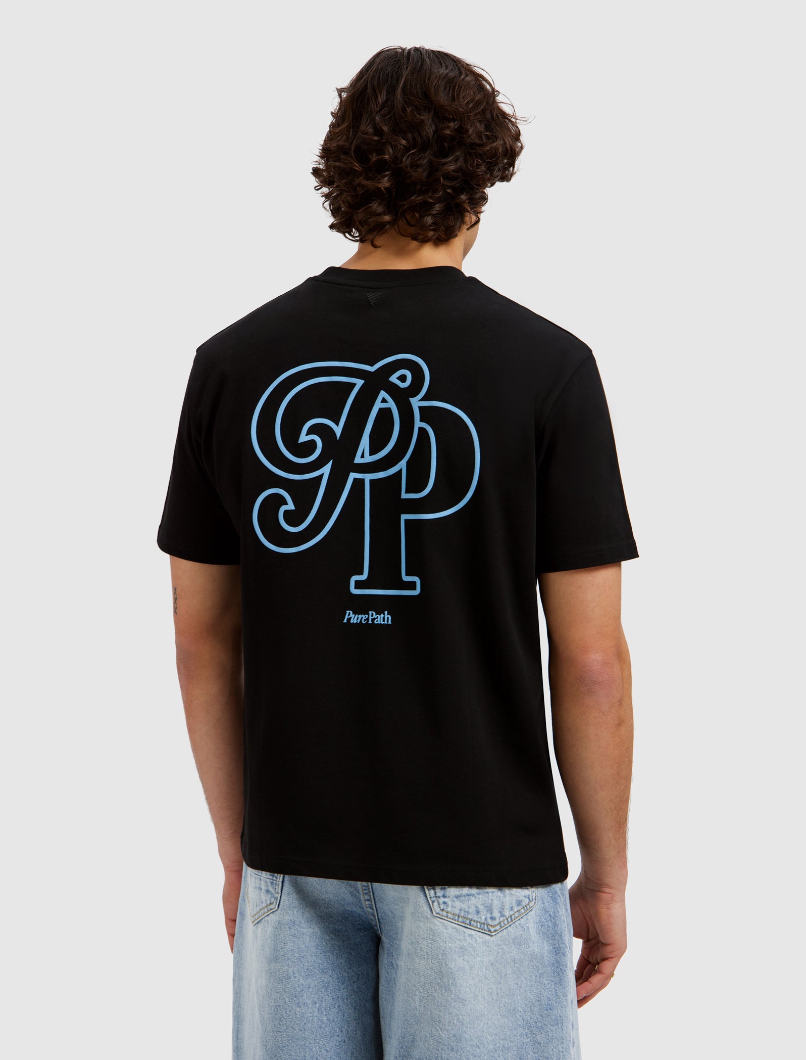 Initials T-shirt | Black