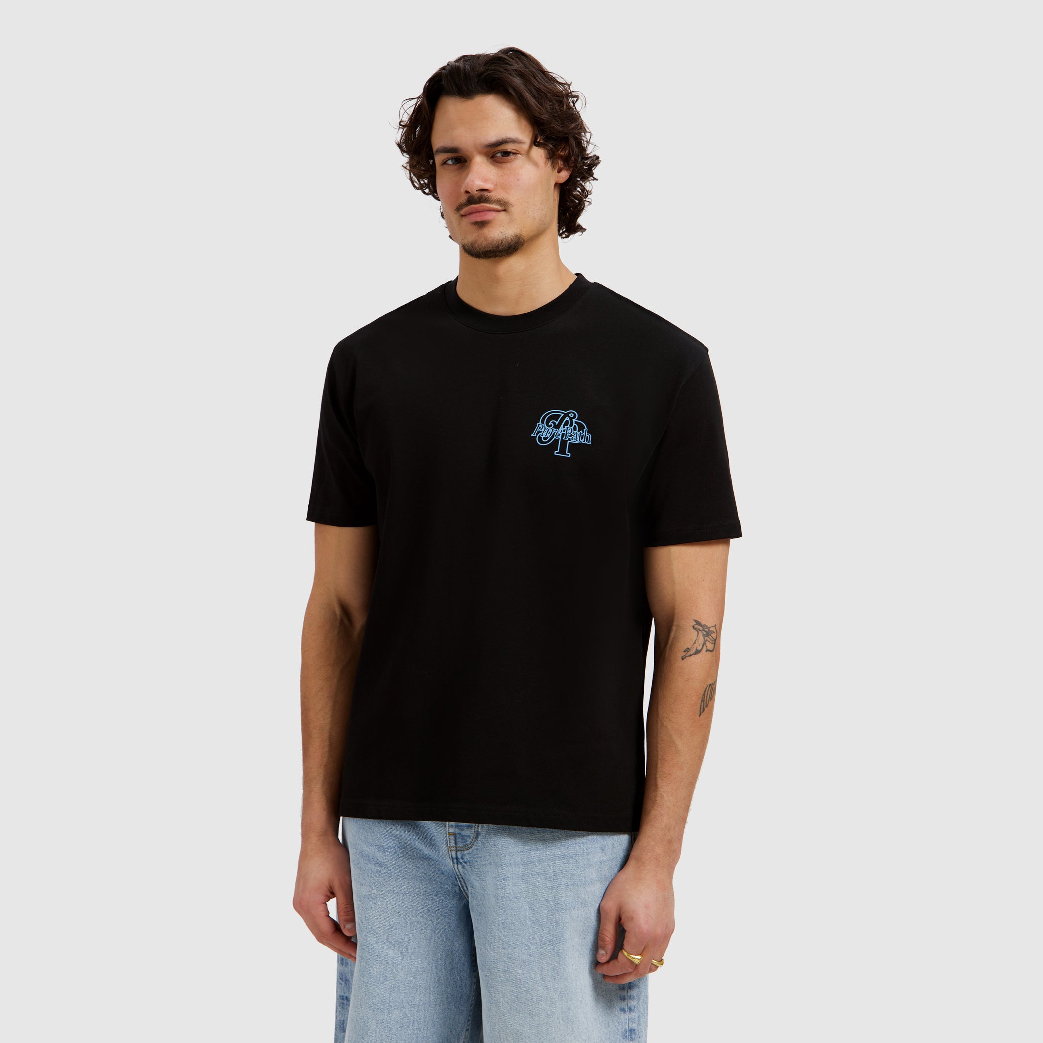 Initials T-shirt | Black