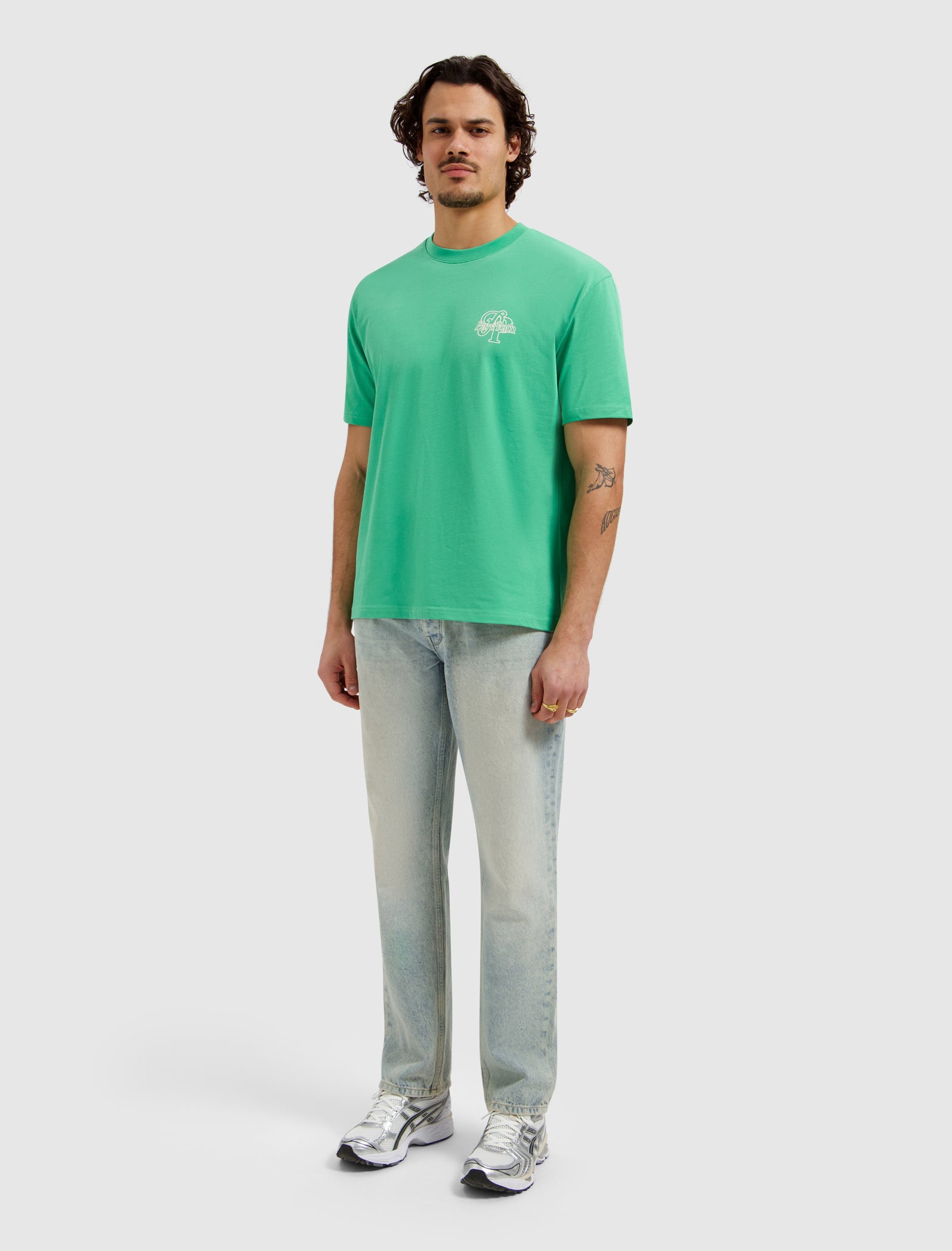 Initials T-shirt | Emerald