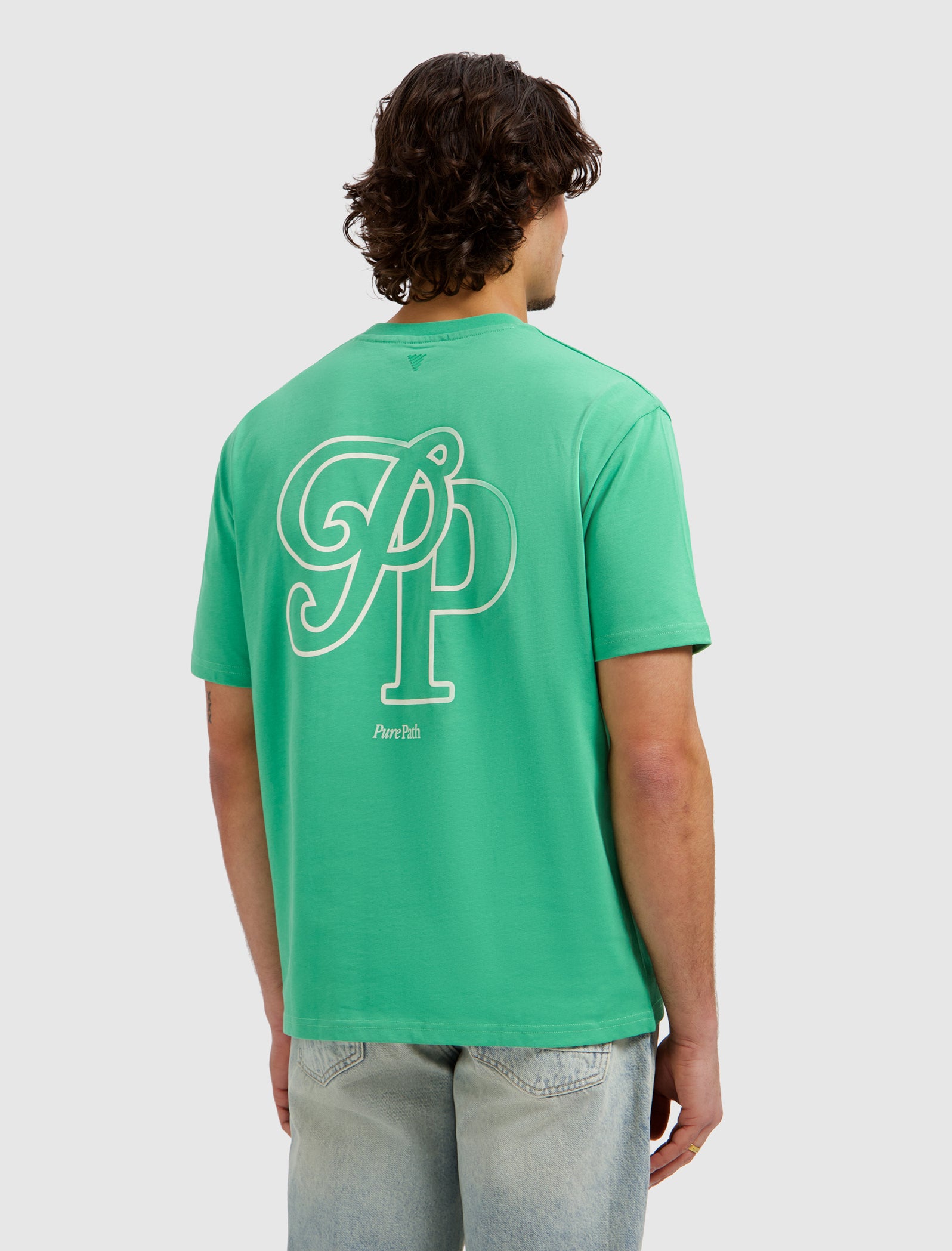 Initials T-shirt | Emerald