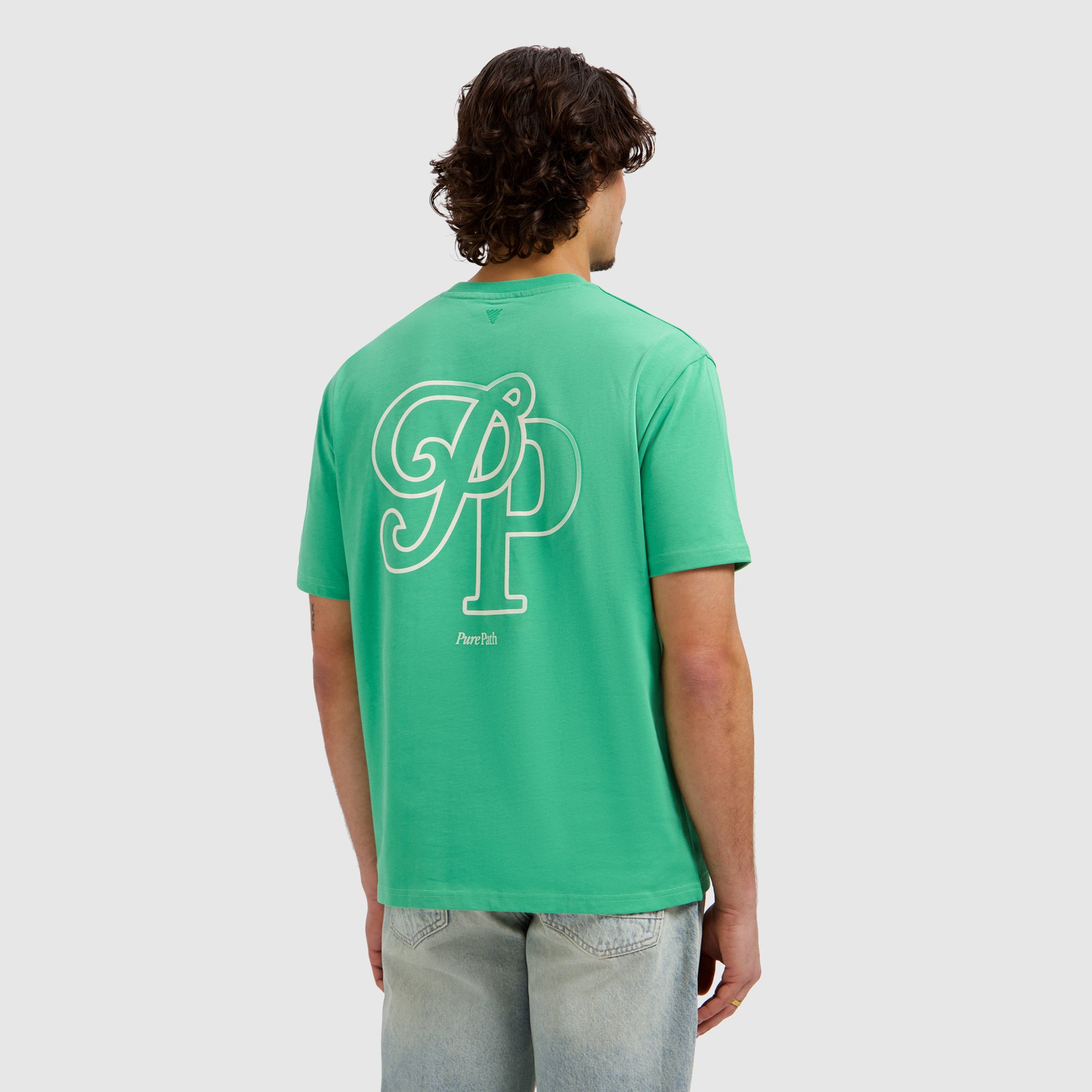 Initials T-shirt | Emerald